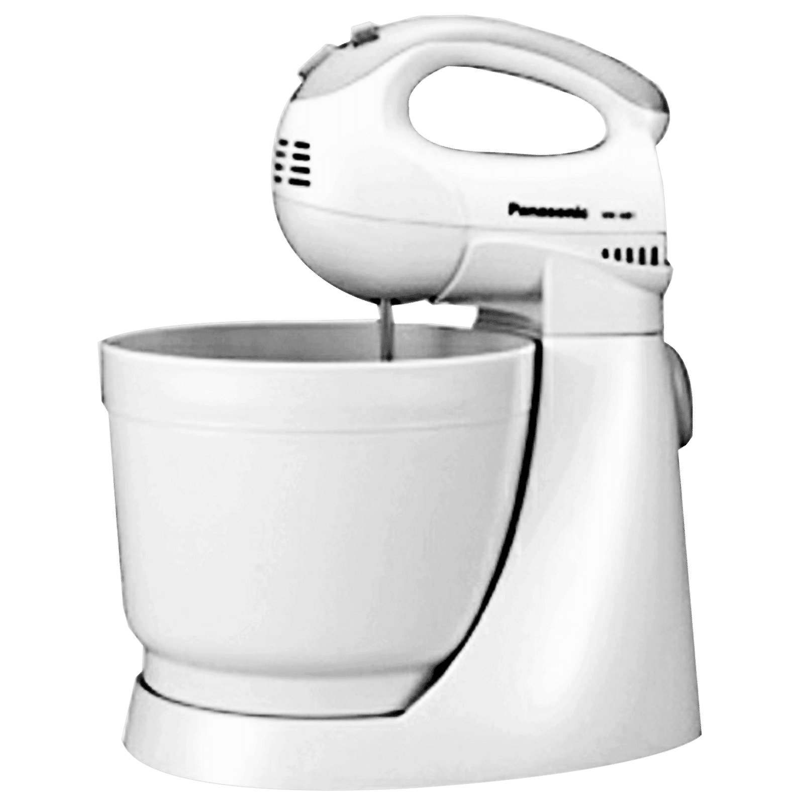 Panasonic 200 Watts Stand Mixer (2 Attachments, 5 Speed Selection, MK-GB1, White)
