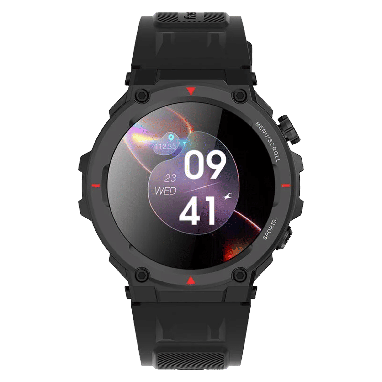 fastrack Xtreme Pro Smartwatch with Bluetooth Calling (36.3mm AMOLED Display, IP68 Water Resistant, Black Strap)