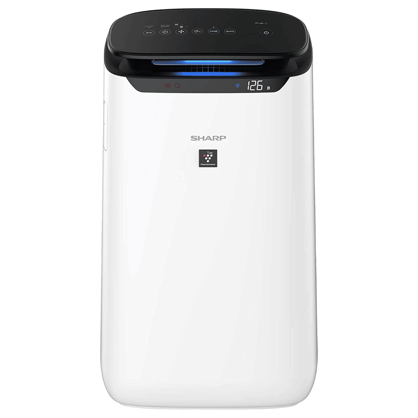 SHARP FP-J60M-W Air Purifier with Plasmacluster Ion Technology (PM 2.5 Indicator, White)