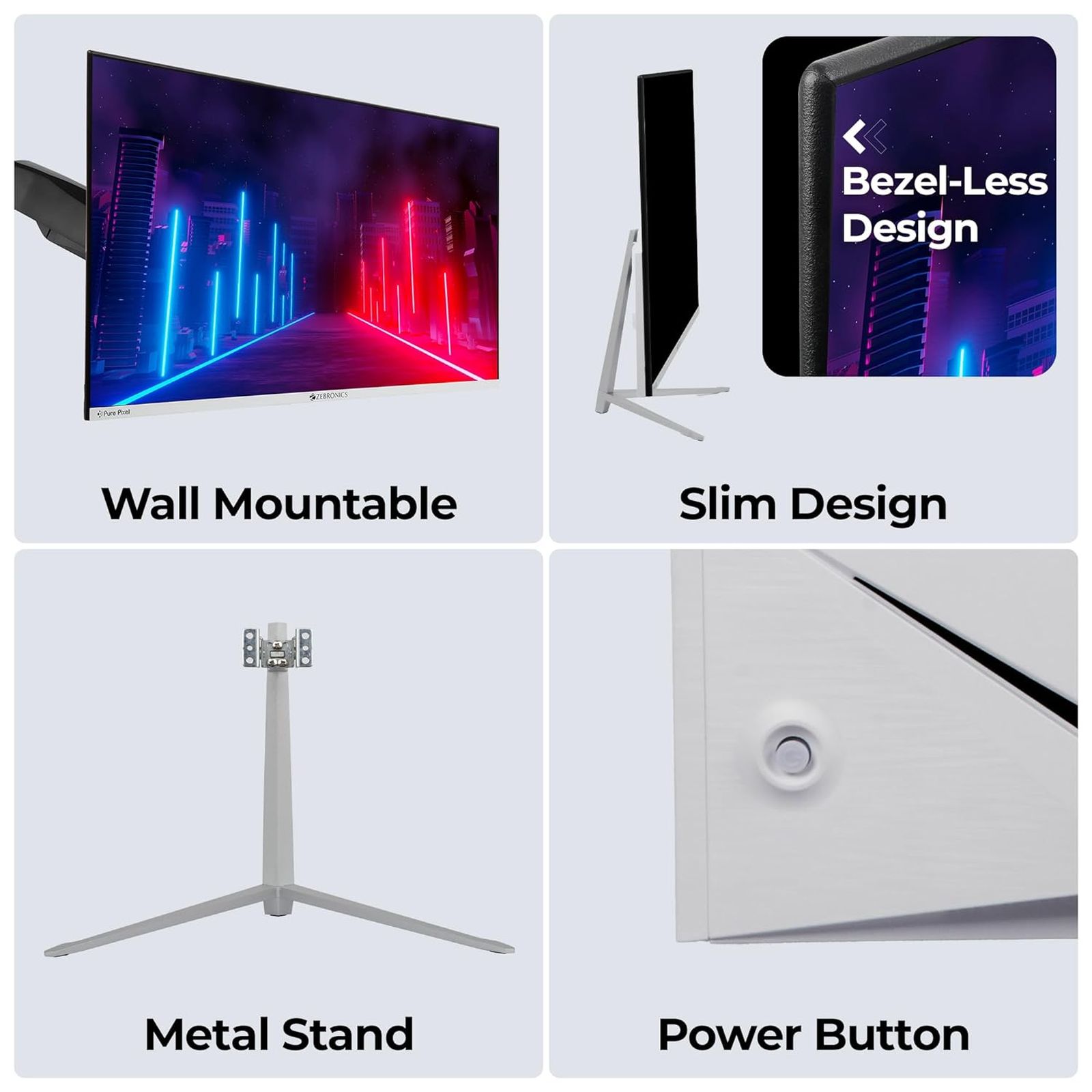 Buy ZEBRONICS ‎ZEB-A27FHD 68.5 cm (27 inch) Full HD LED Ultra Slim