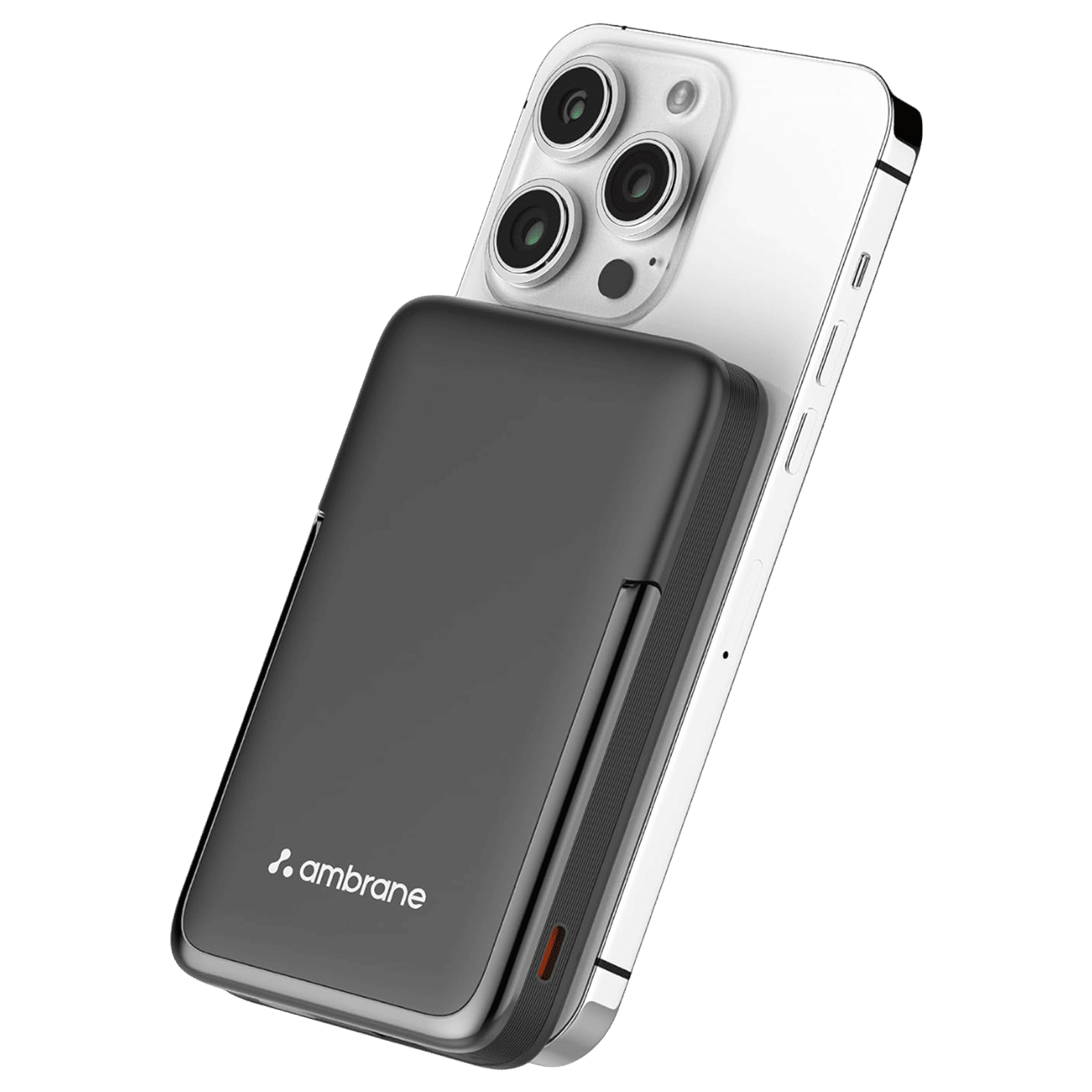 ambrane AeroSync PB 11 10000 mAh 22.5W Fast Charging Power Bank (1 Type C & 1 Type A Ports, MagSafe Compatible, Black)