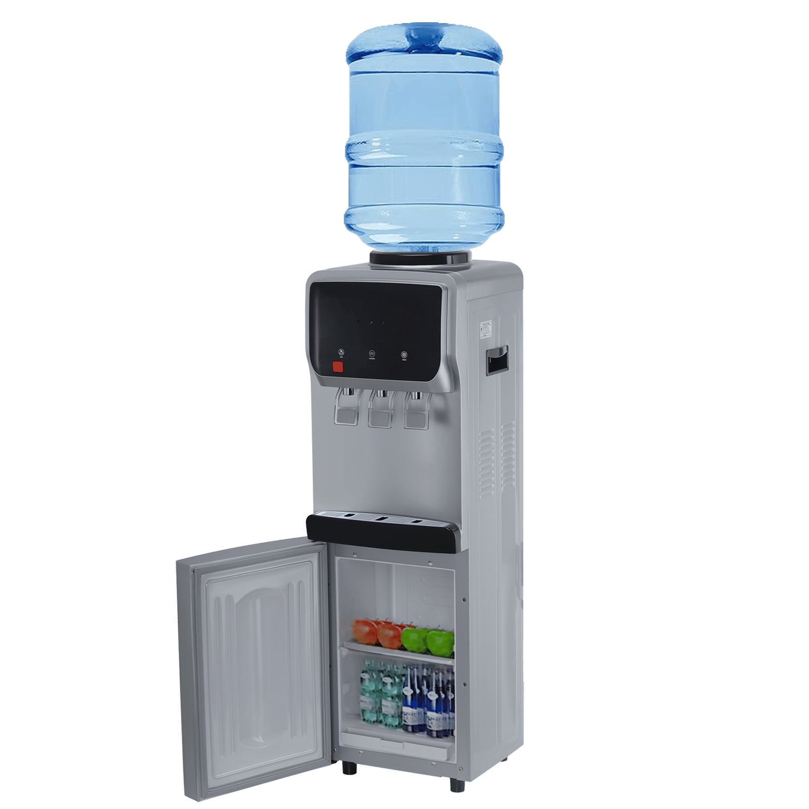 Croma Hot, Cold & Normal Top Load Water Dispenser with Cooling Cabinet (Silver) Croma Hot, Cold & Normal Top Load Water Dispenser with Cooling Cabinet (Silver)