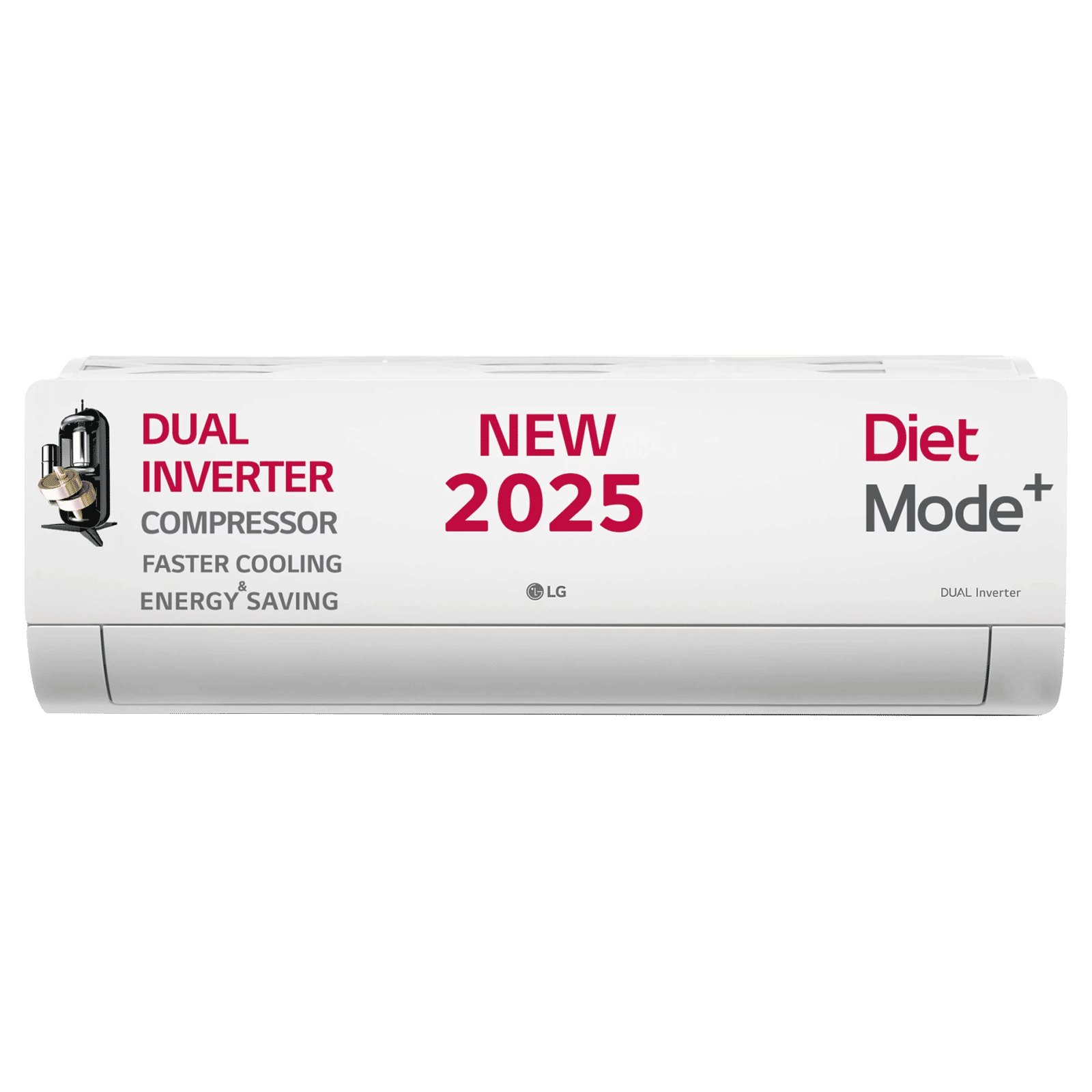 LG 6 in 1 Convertible 1.5 Ton 4 Star Dual Inverter Split AC with 6 Step Fan Speed (2025 Model, Copper Condenser, US-Q19JNYE.AMLG)