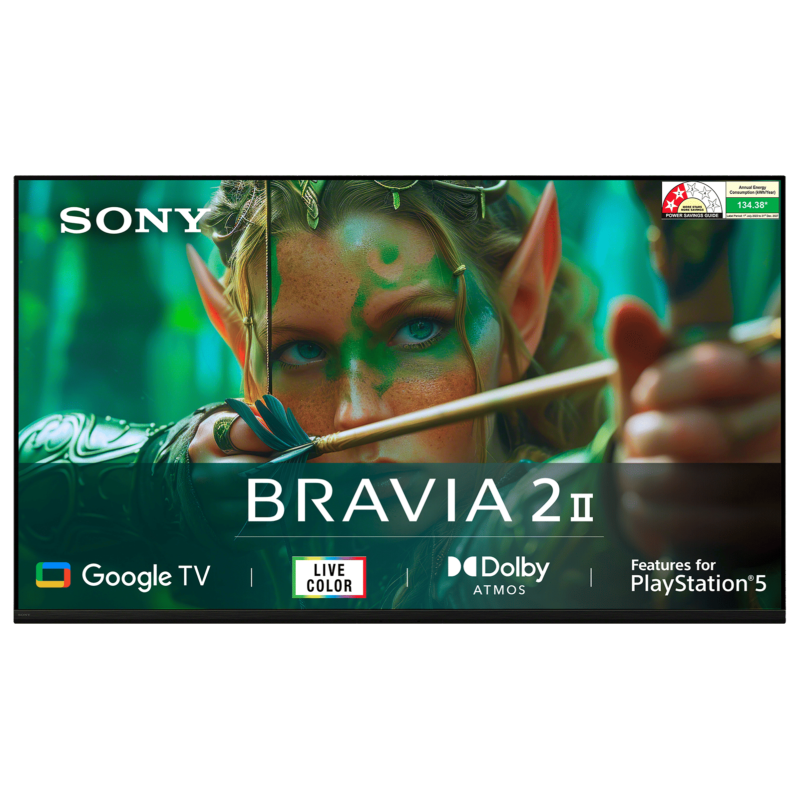 SONY BRAVIA 2 II 109.22 cm (43 inch) 4K Ultra HD LCD Smart Android TV with Built- in Chromecast (2025 model)