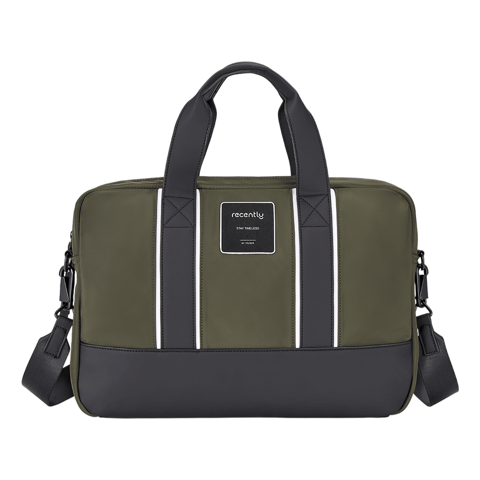 soundREVO Polyester, PU Fabric Laptop Business Messenger Bag for 14 Inch Laptop (6.91 L, Water Resistant, Green)