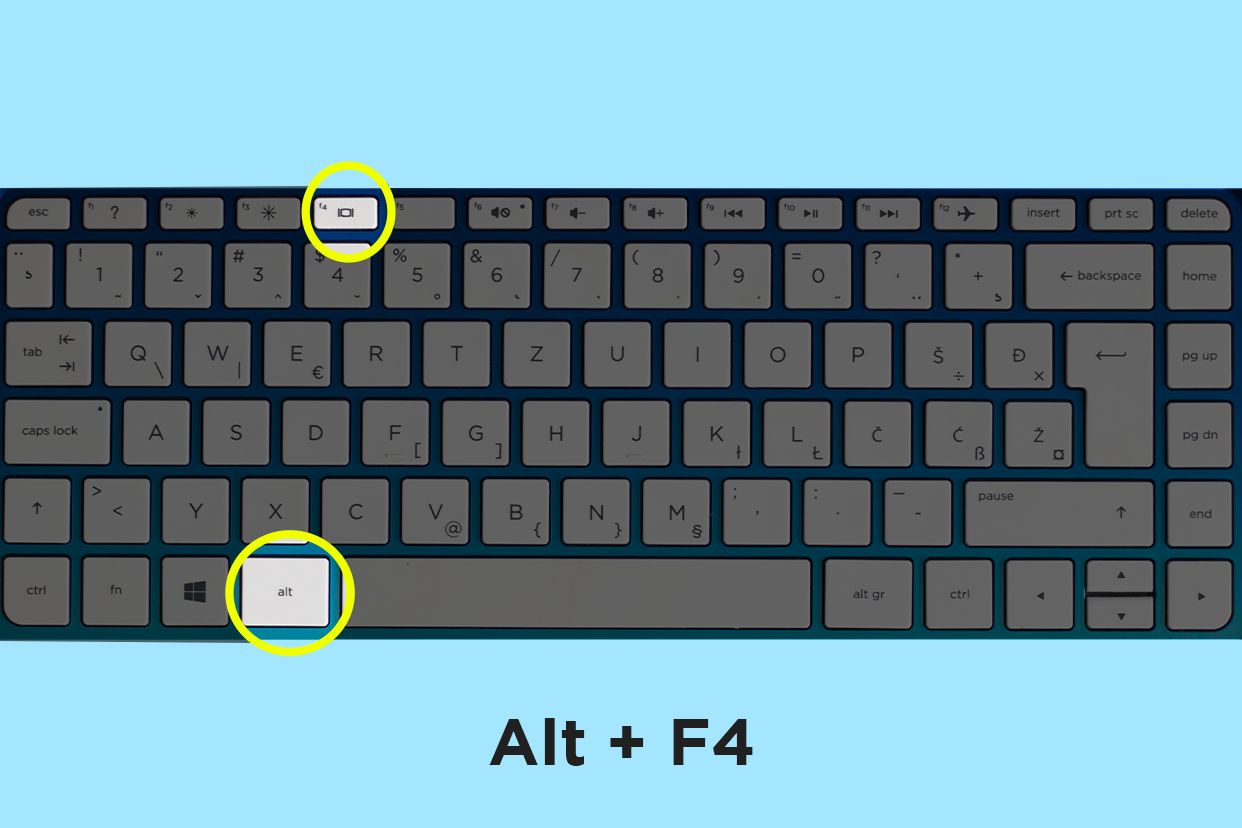  Alt+F4 