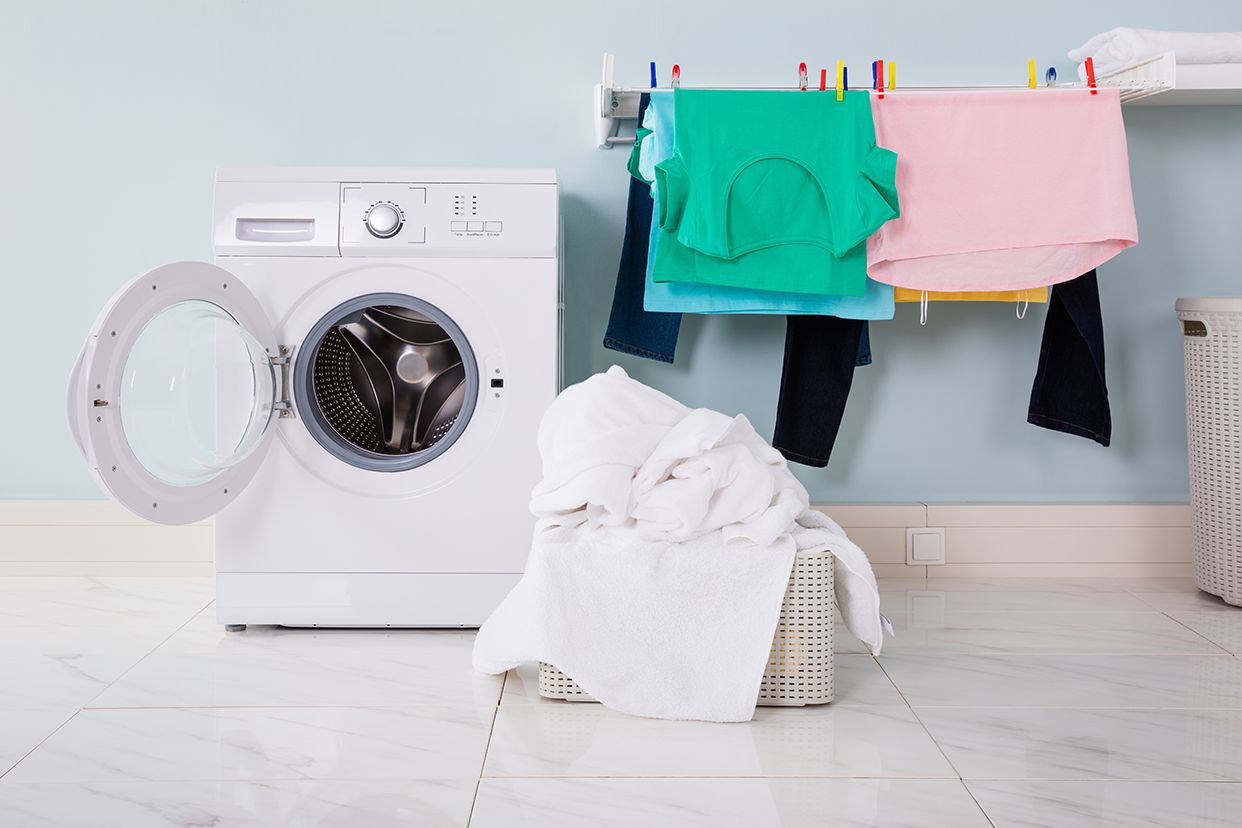 Washing different fabrics in washing machine 