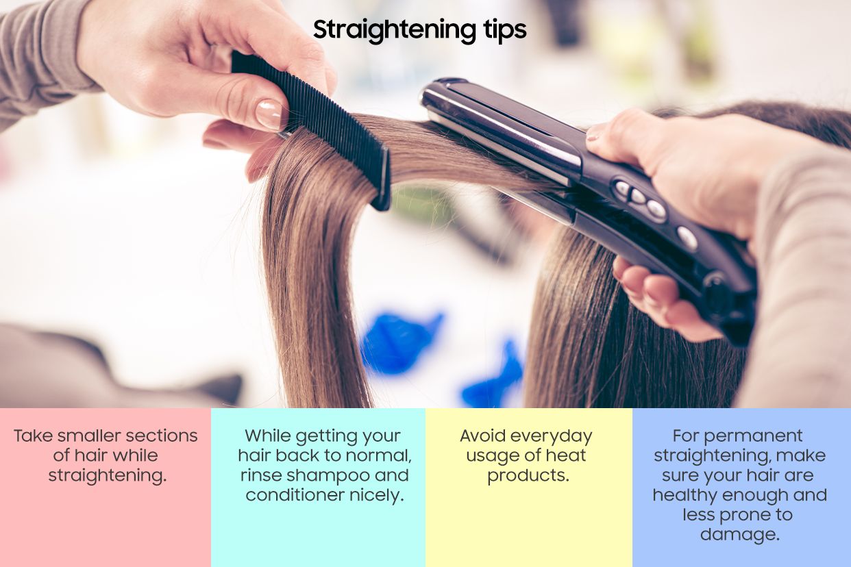 hair straightening tips