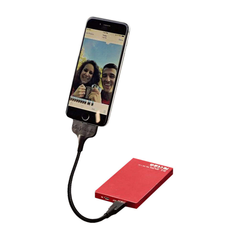 FUSE chicken Bobine Type A to Lightning 0.6 Feet (0.2M) Cable (MFI Certified, Black)