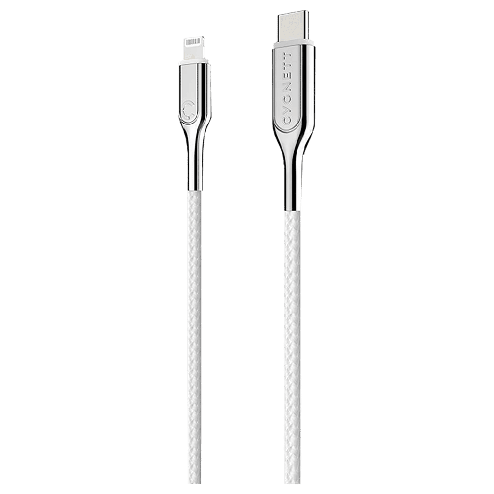 CYGNETT CY2800PCCCL Type C to Lightning 3.2 Feet (1M) Cable (Compatible with Apple Devices, White)