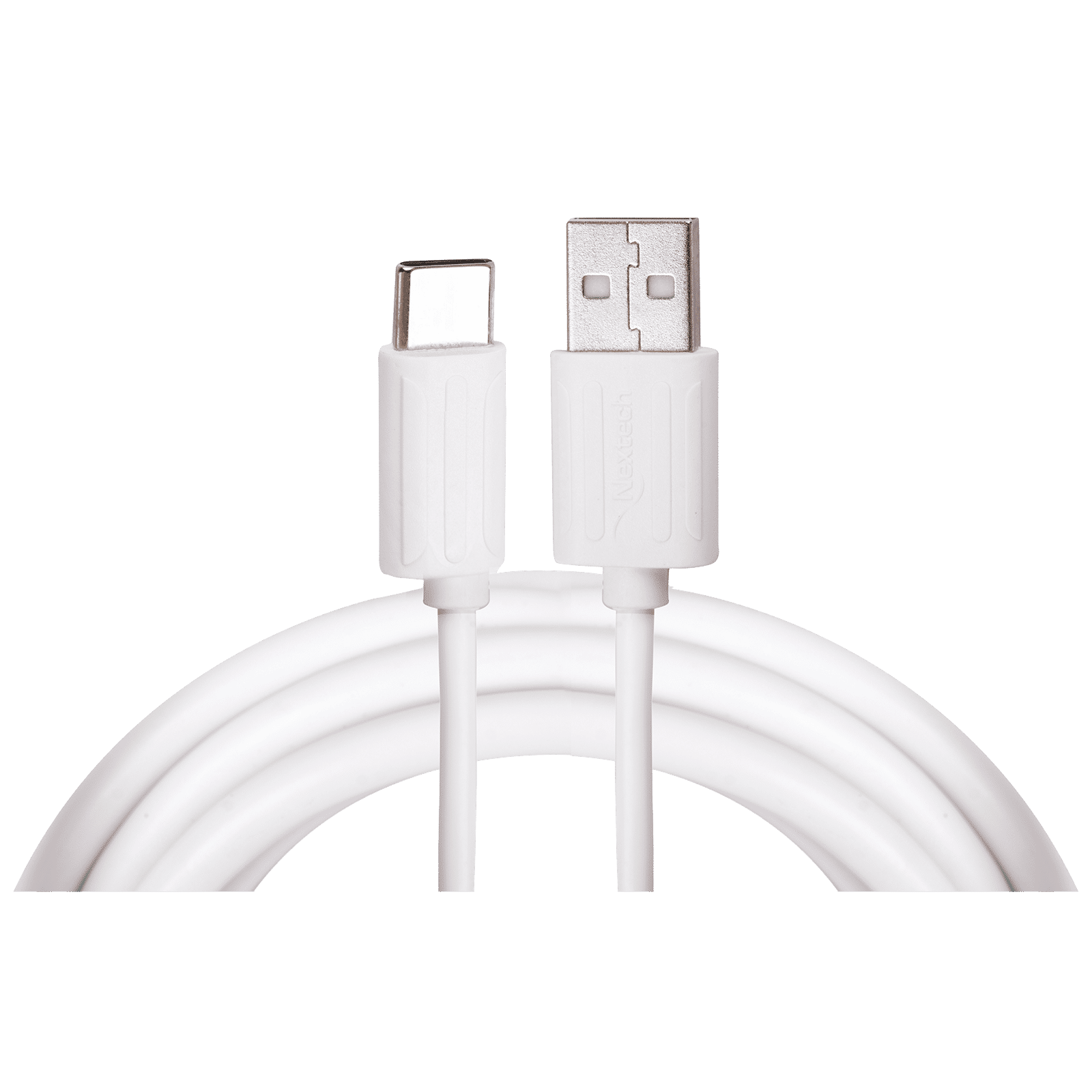 Nextech NC68 USB to Type C 4.9 Feet (1.5M) Cable (Tangle Free, White)