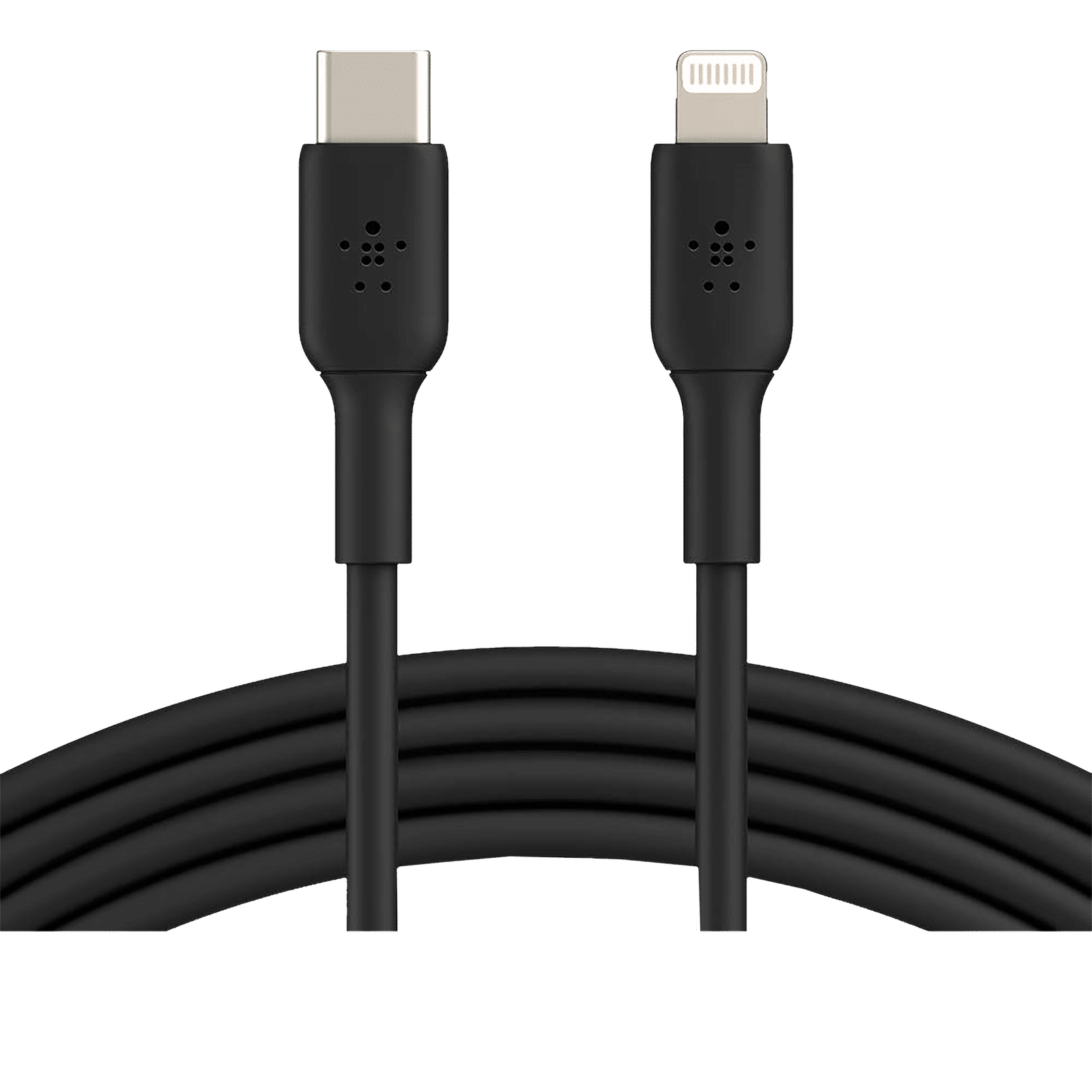 belkin BoostCharge Type C to Lightning Connector 3.3 Feet (1 M) Cable (Withstand 8000+ Bends, Black)