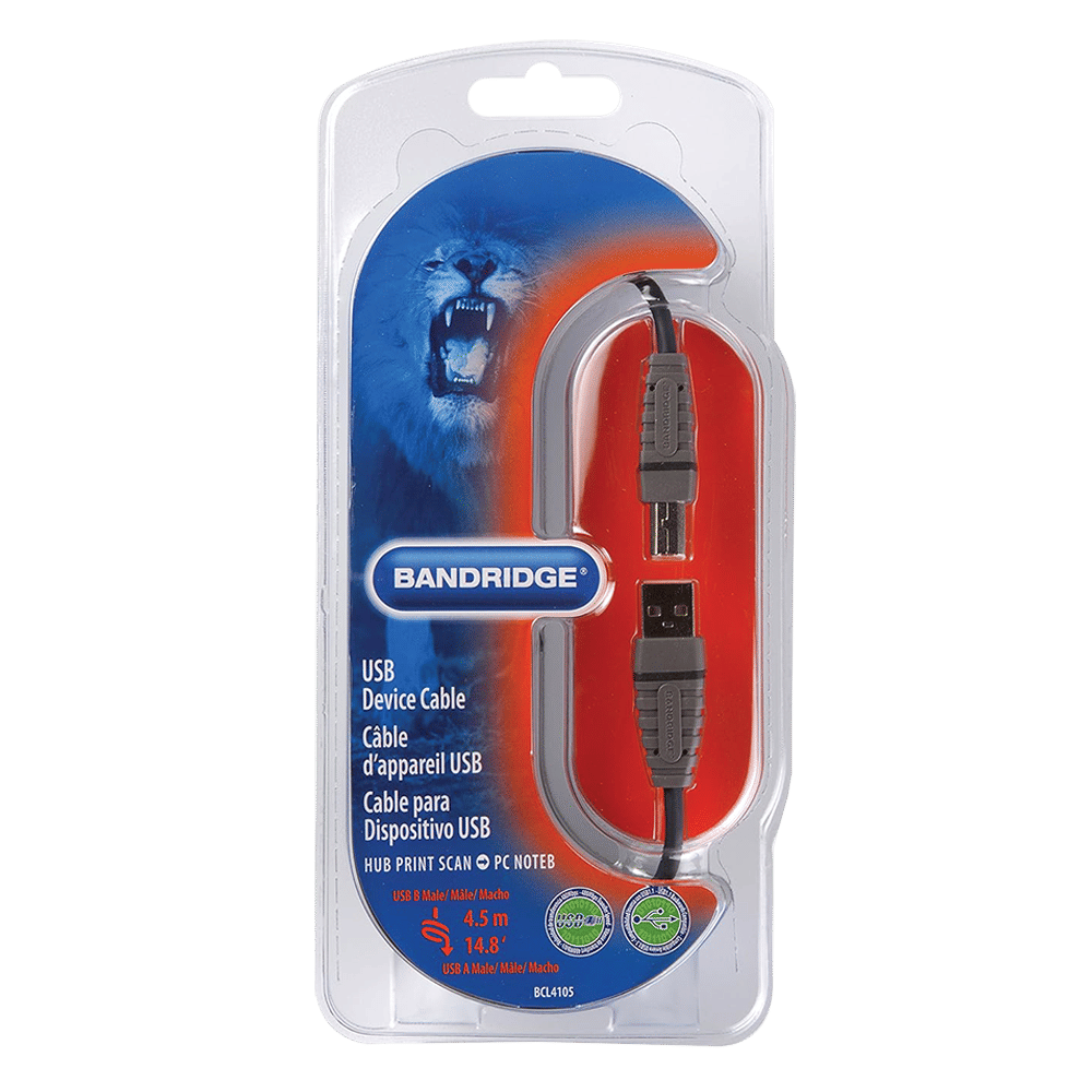 Bandridge BCL4102 Cavo USB 2.0 A/B, 2 m