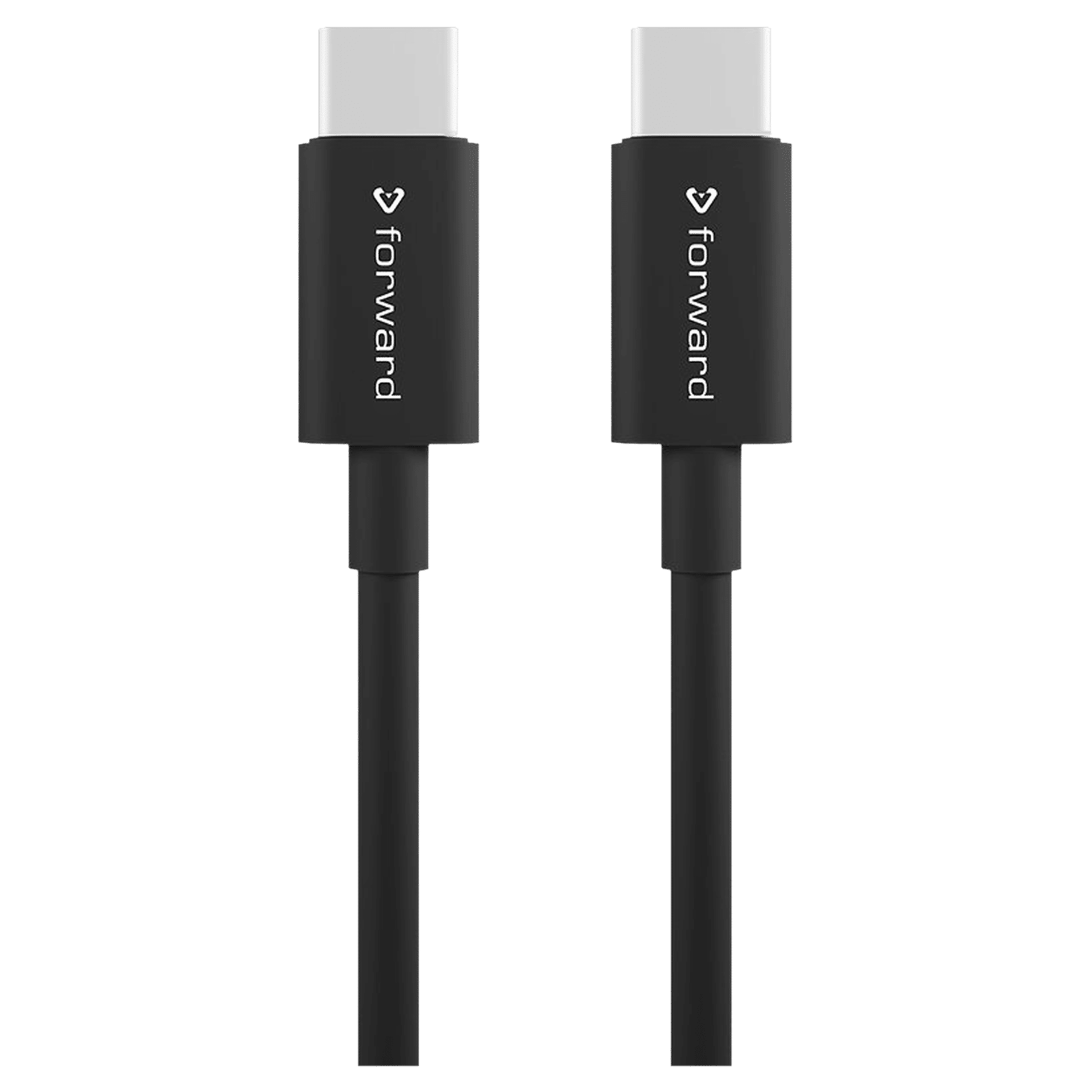 Forward FCTT-09 Type C to Type C 3.2 Feet (1M) Cable (Charge and Sync, Black)