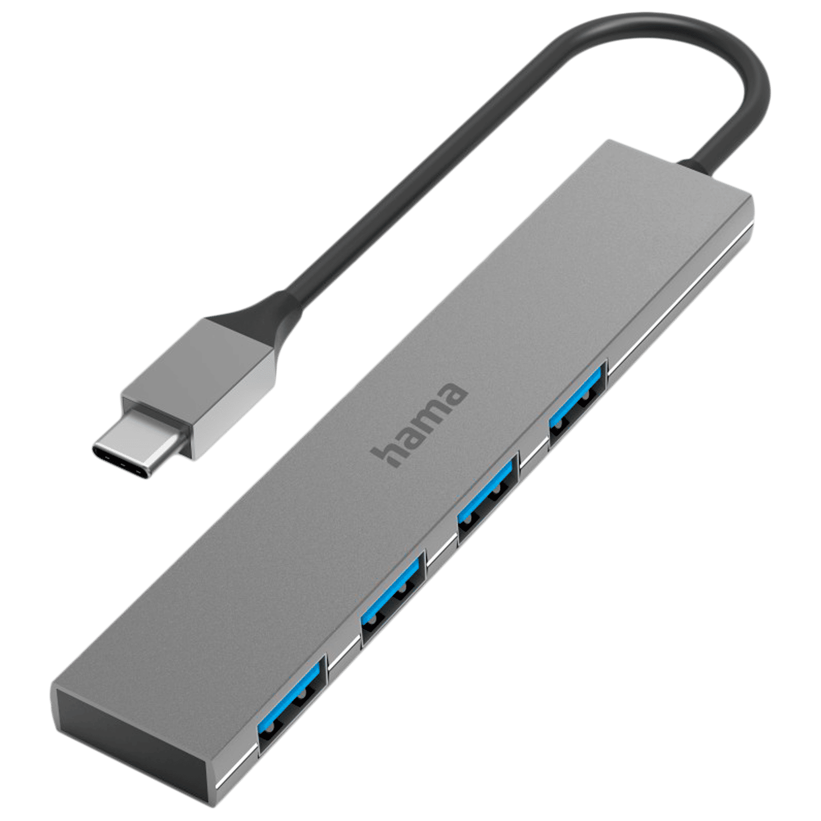 hama Hub for PC, Notebook (4 x USB 3.2 (Gen 1) Ports, 200101, Anthracite)
