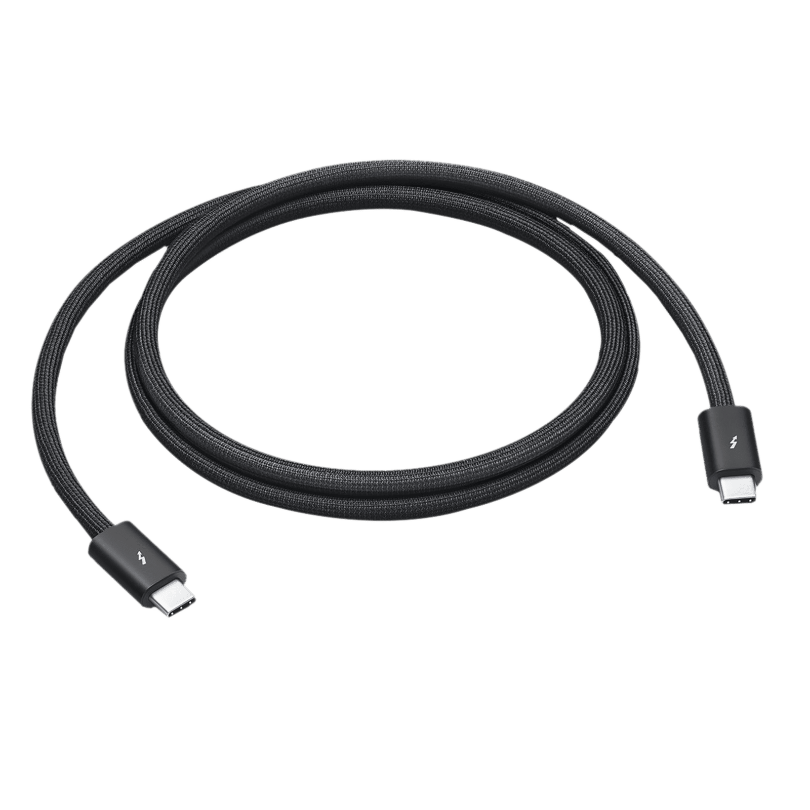 Apple Pro Type C to Type C 3.28 Feet (1M) Thunderbolt 4 Cable (40Gbps Data Transfer Speed, Black)-picture-0