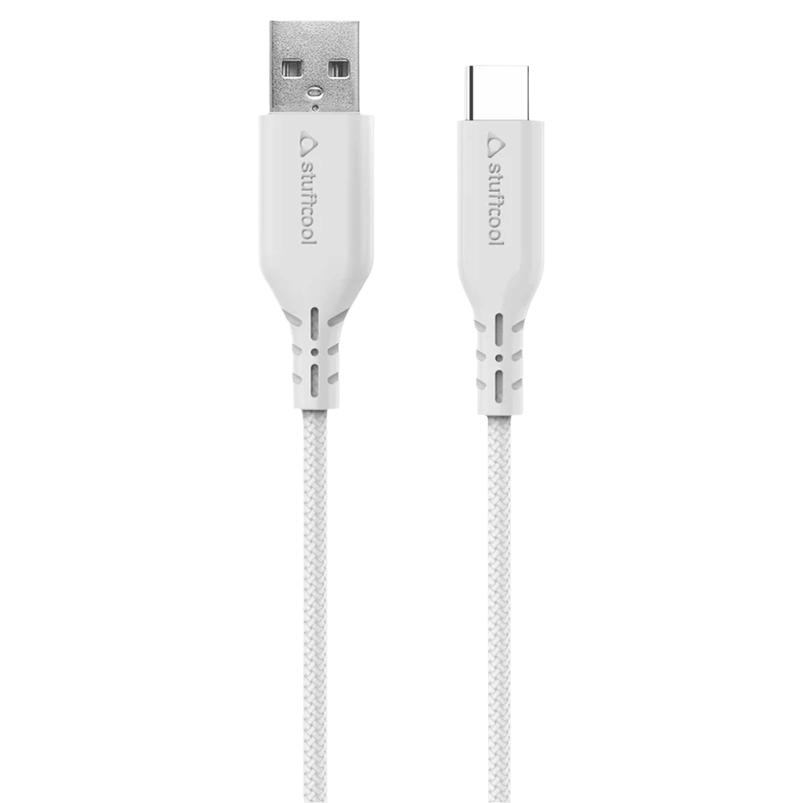 stuffcool Alto Type A to Type C 3.9 Feet (1.2M) Cable (Fast Charging, White)