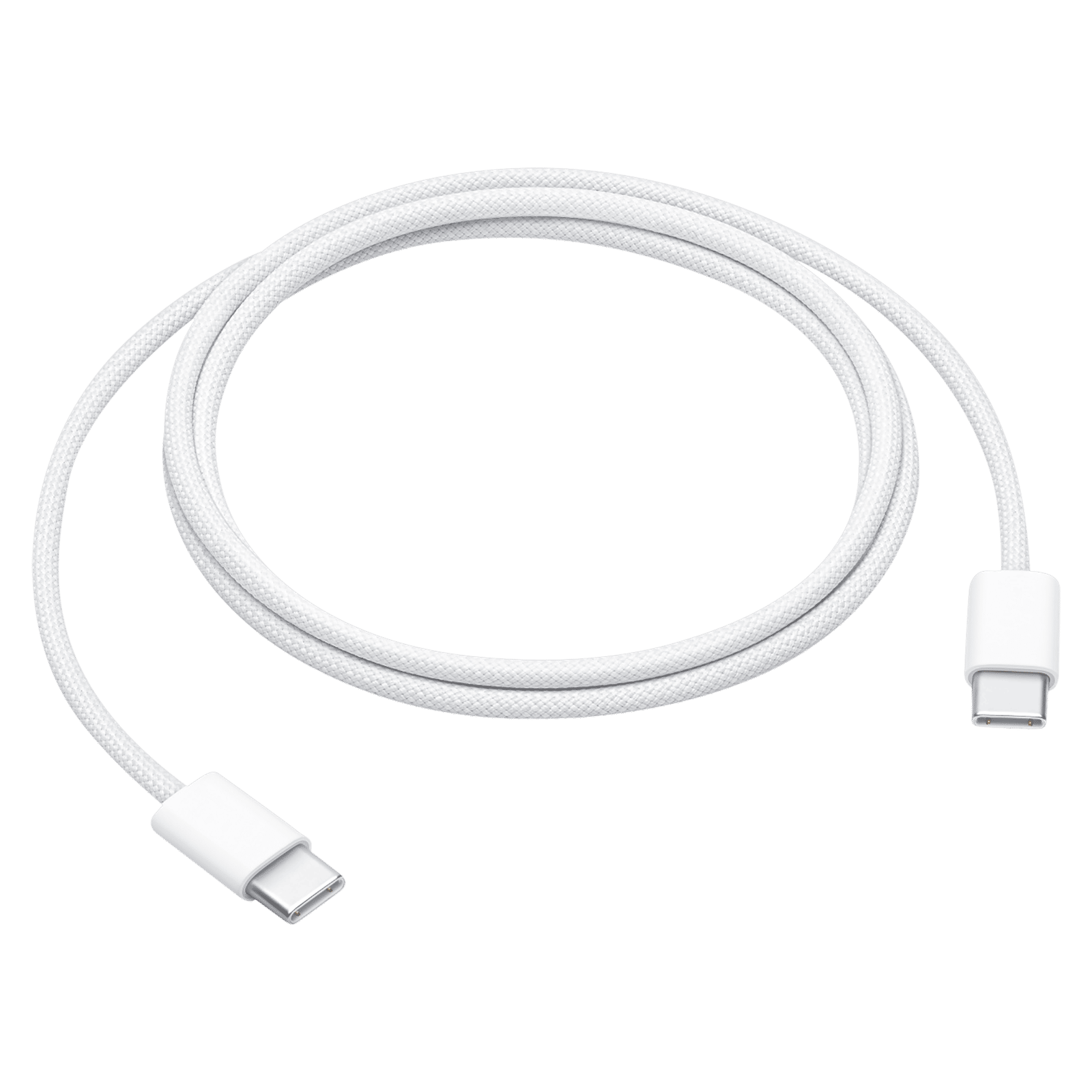 Apple MW493ZM/A Type C to Type C 3.2 Feet (1M) Charging Cable (Woven Design, White)