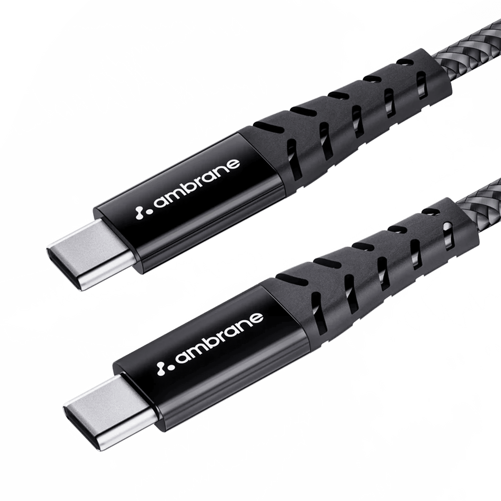 Ambrane RCTT-15 Type C to Type C 4.9 Feet (1.5M) Cable (Unbreakable, Black)