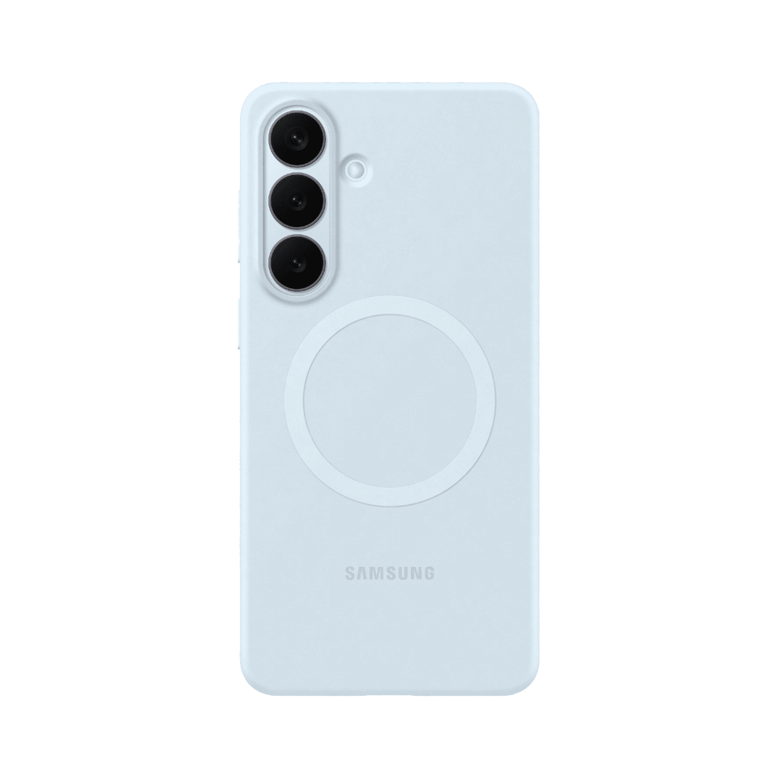 Samsung Soft Silicone Back Cover for Galaxy S26+ (Built-in Magnets, Light Blue)
