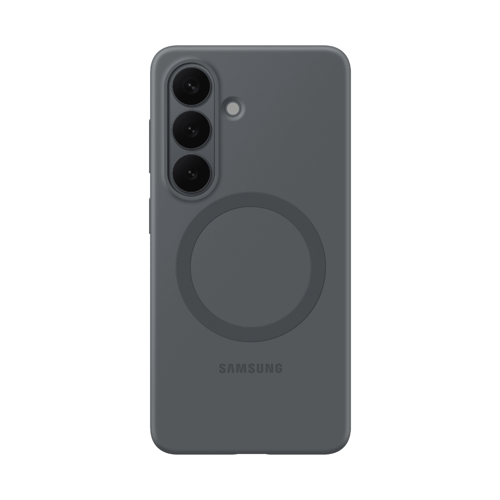 Samsung Soft Silicone Back Cover for Galaxy S26 (Built-in Magnets, Black)