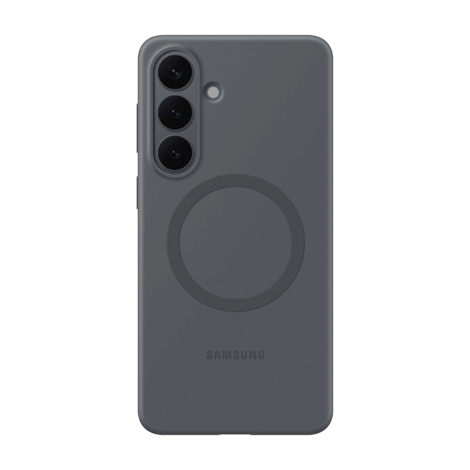 Samsung Soft Silicone Back Cover for Galaxy S26+ (Built-in Magnets, Black)