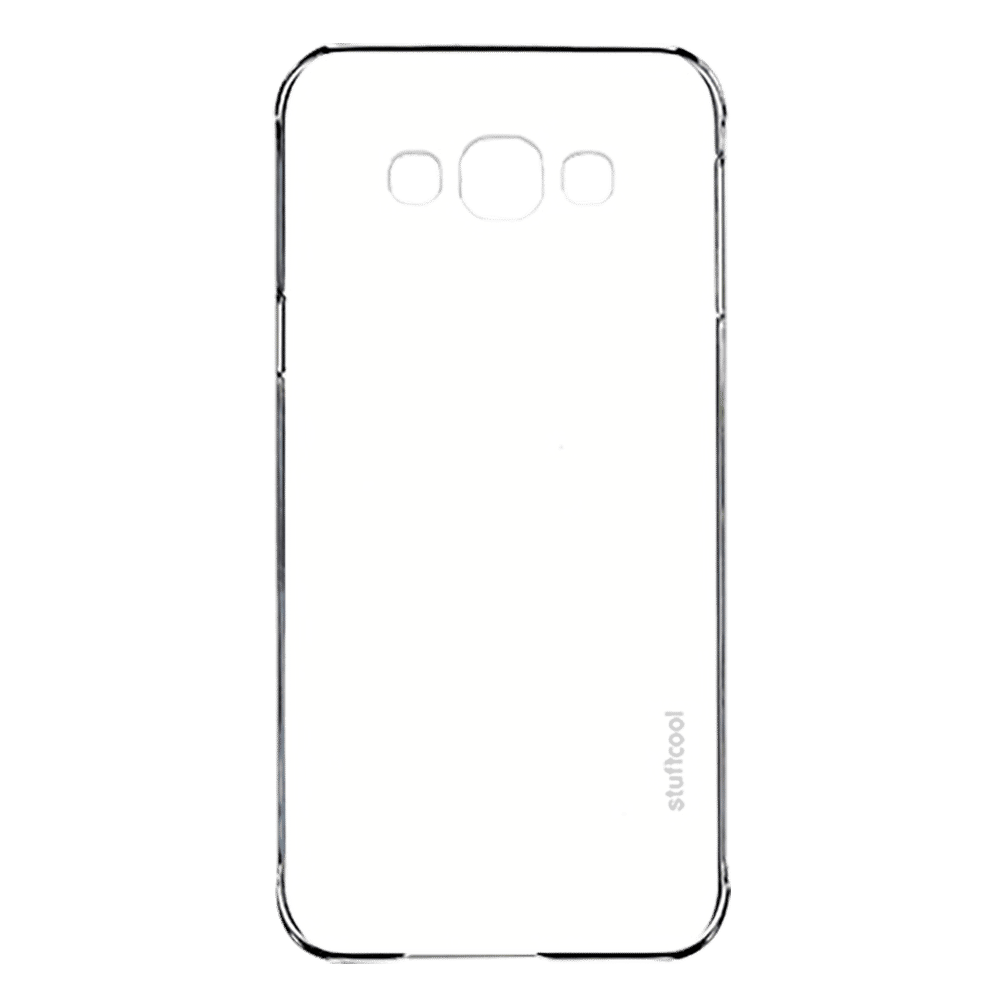 stuffcool Clair Hard Plastic Back Cover for Samsung Galaxy A8 (Camera Protection, Clear)
