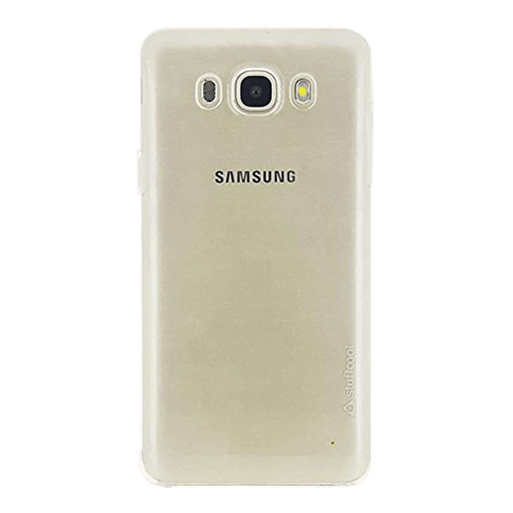 stuffcool Clair Hard Plastic Back Cover for Samsung Galaxy J7 (Camera Protection, Transparent)