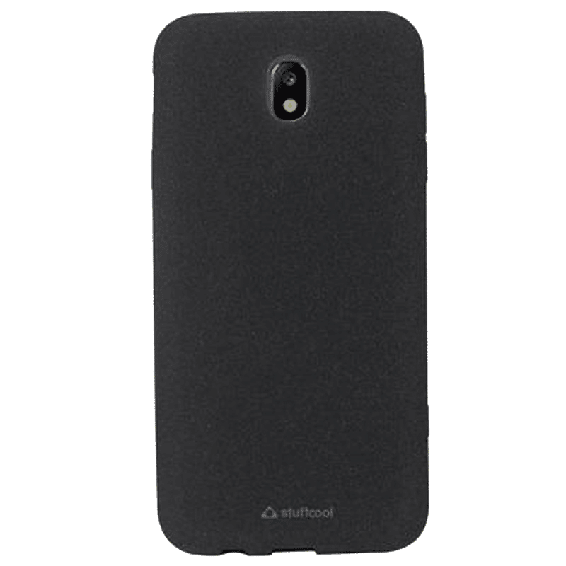 stuffcool Sable Sandy TPU Back Cover for Samsung Galaxy J7 Pro (Camera Protection, Black)