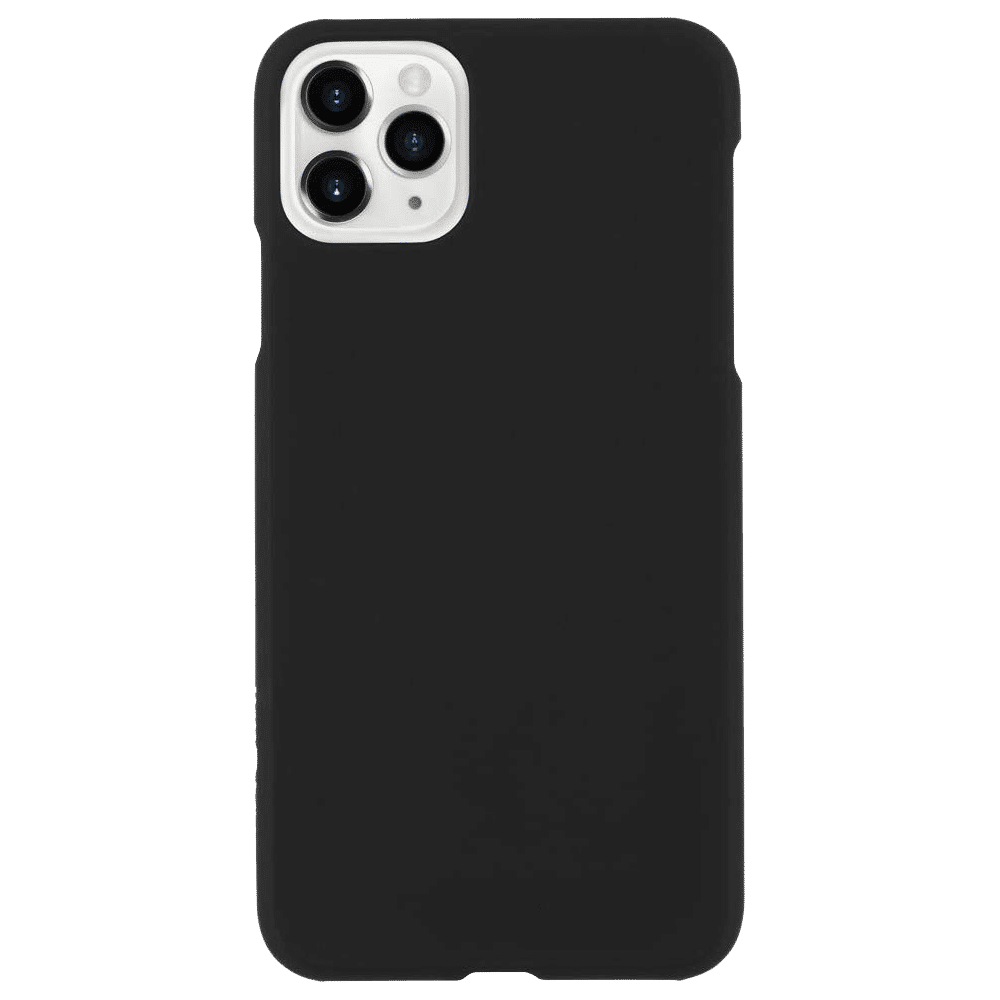 Case-Mate Barely Polycarbonate Back Cover for Apple iPhone 11 Pro Max (Anti Scratch, Black)