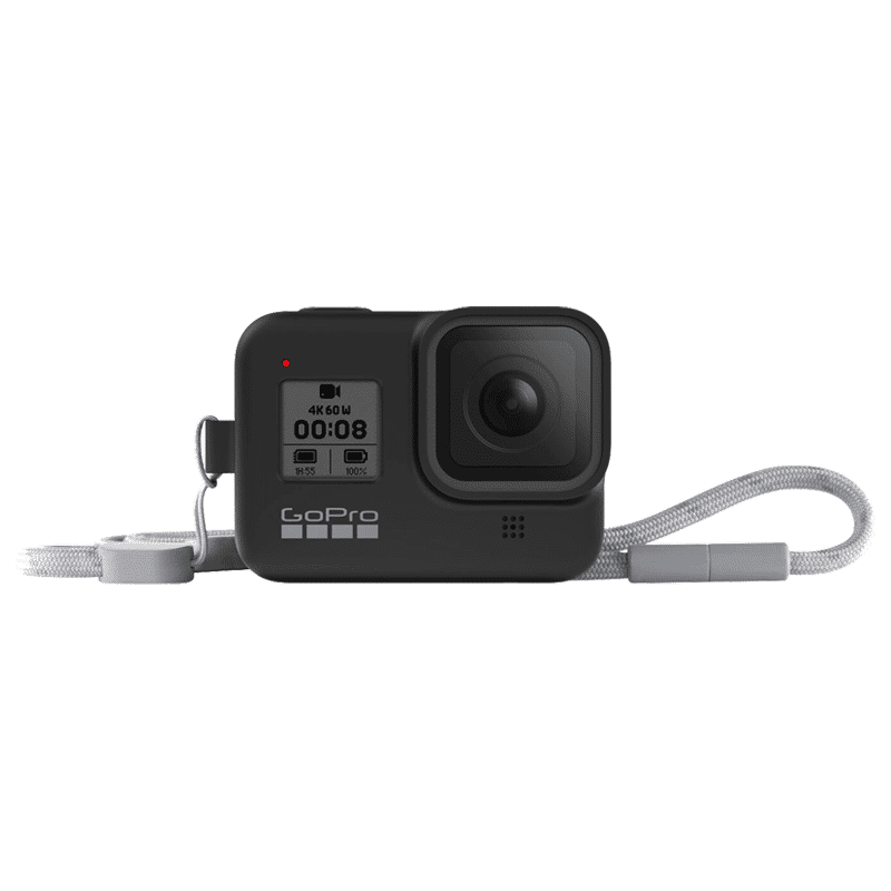 GoPro Water Resistant Sleeve for Point & Shoot Camera (Adjustable Lanyard, Black)