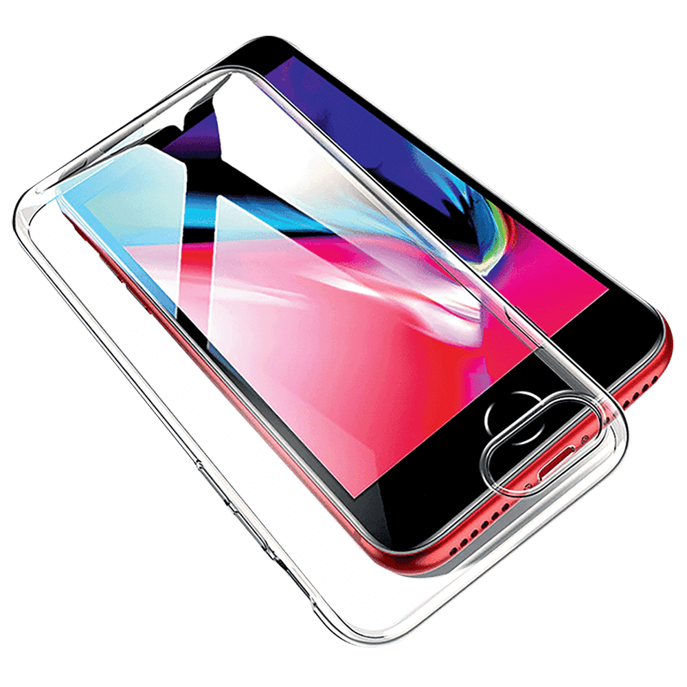 in base Ultra Slim TPU Back Cover for Apple iPhone SE (Camera Protection, Clear)