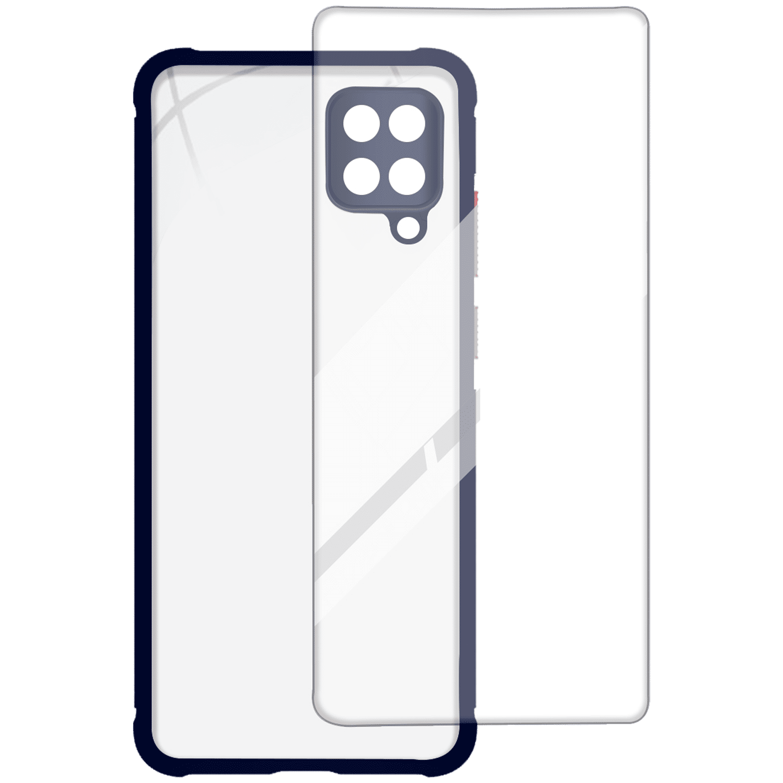 Buy ARROW Hybrid Back Case and Screen Protector Bundle For Samsung