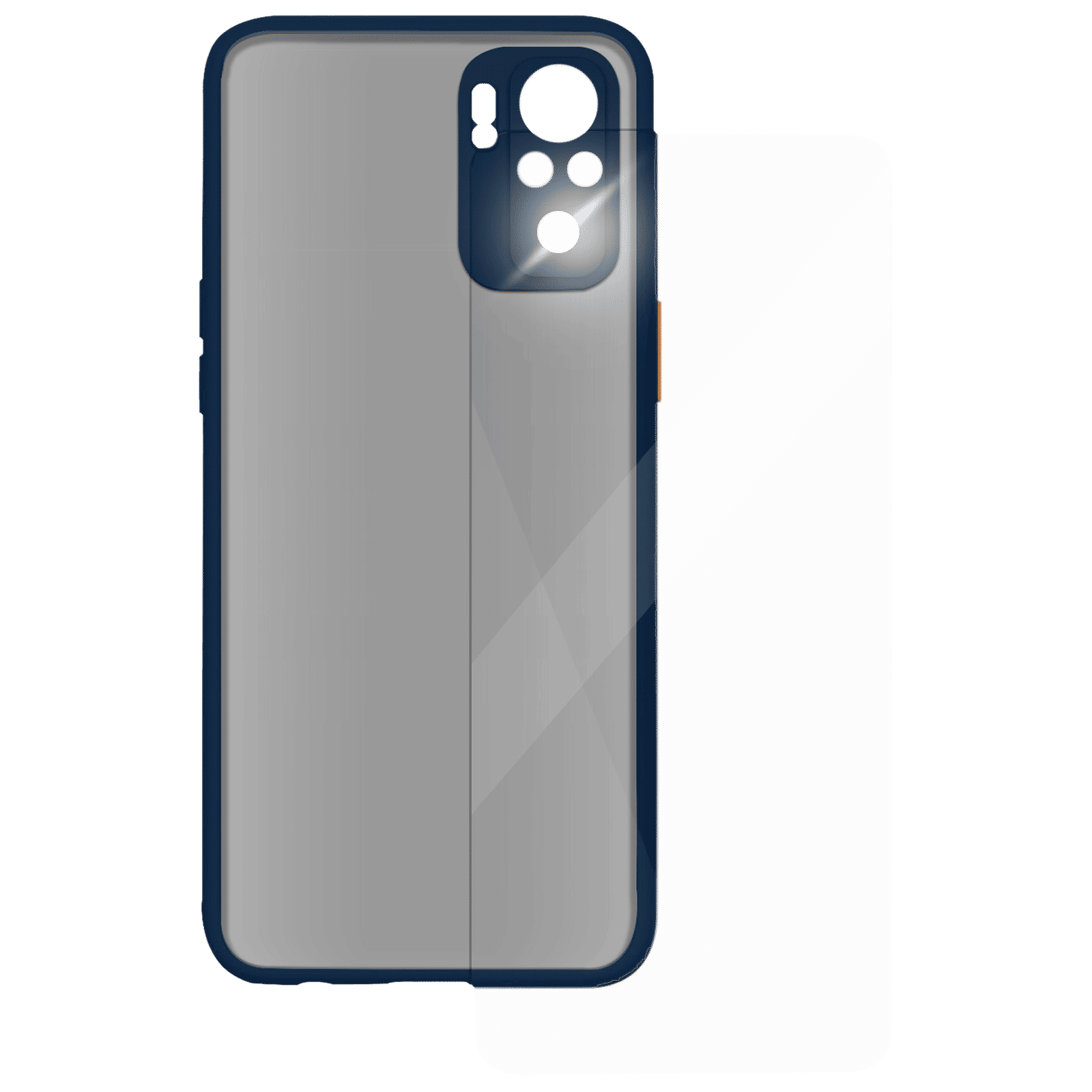 Arrow Duplex Screen Protector & Polycarbonate Back Cover Combo for Redmi Note 10 (Anti Scratch Design, Blue)