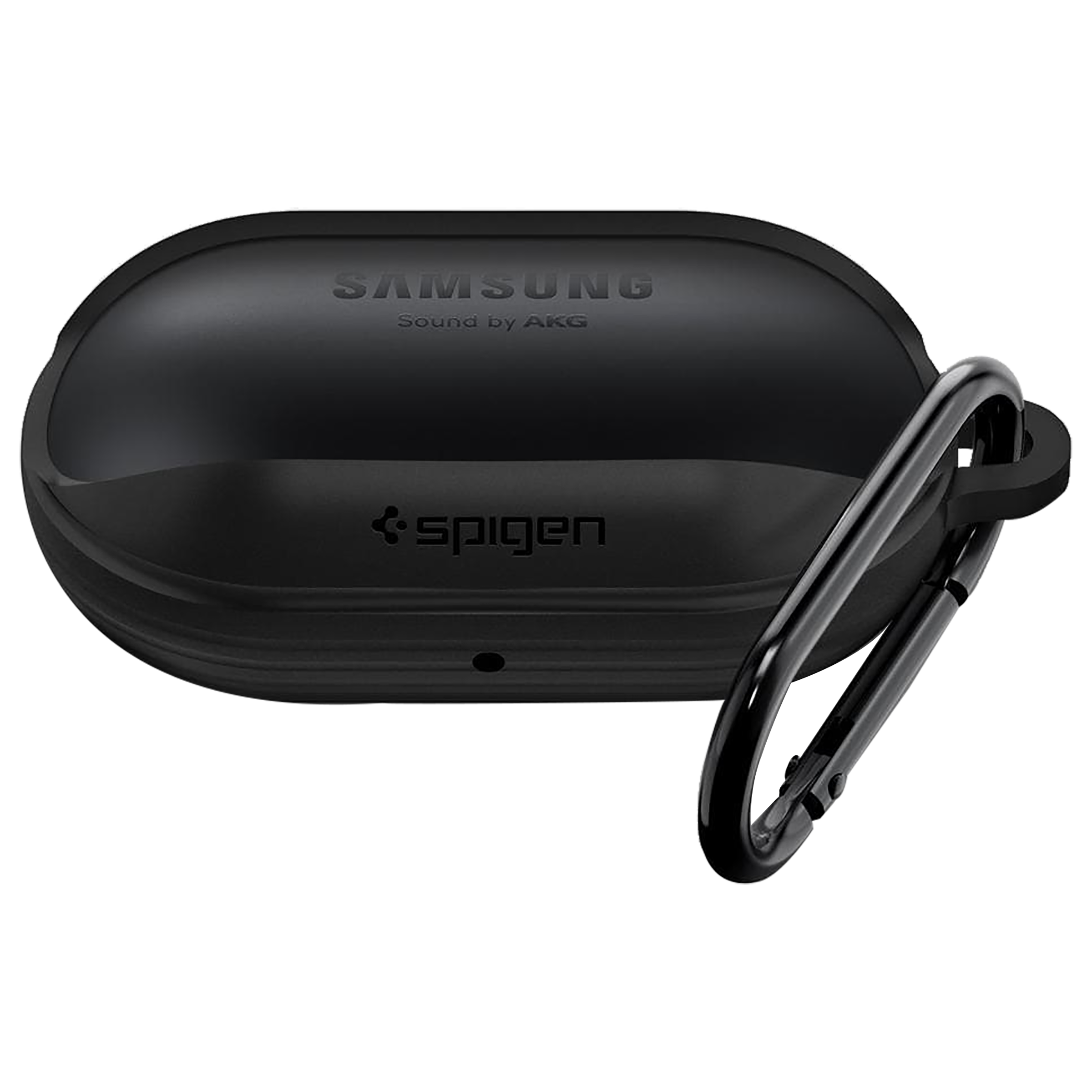 spigen Liquid Air Silicone Full Cover Case For Galaxy Buds+/Galaxy Buds (Precise Cutouts, ASD00260, Black)