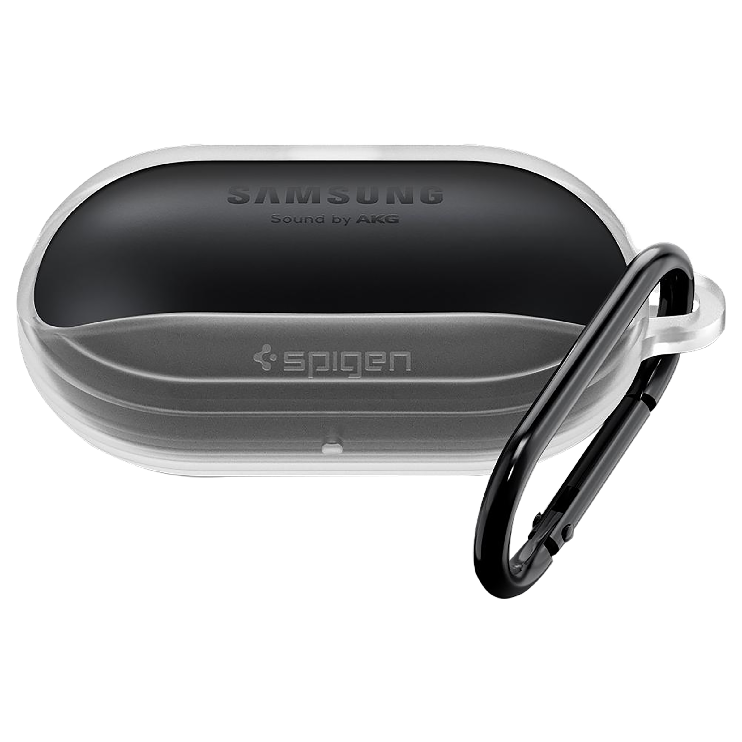 spigen Liquid Air Silicone Full Cover Case For Galaxy Buds+/Galaxy Buds (Soft Texture, ASD01176, Frost Clear)