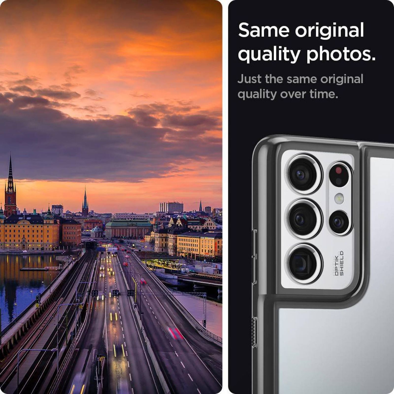 Buy Spigen Optik Crystal TPU Back Case For Galaxy S21 Ultra (Air