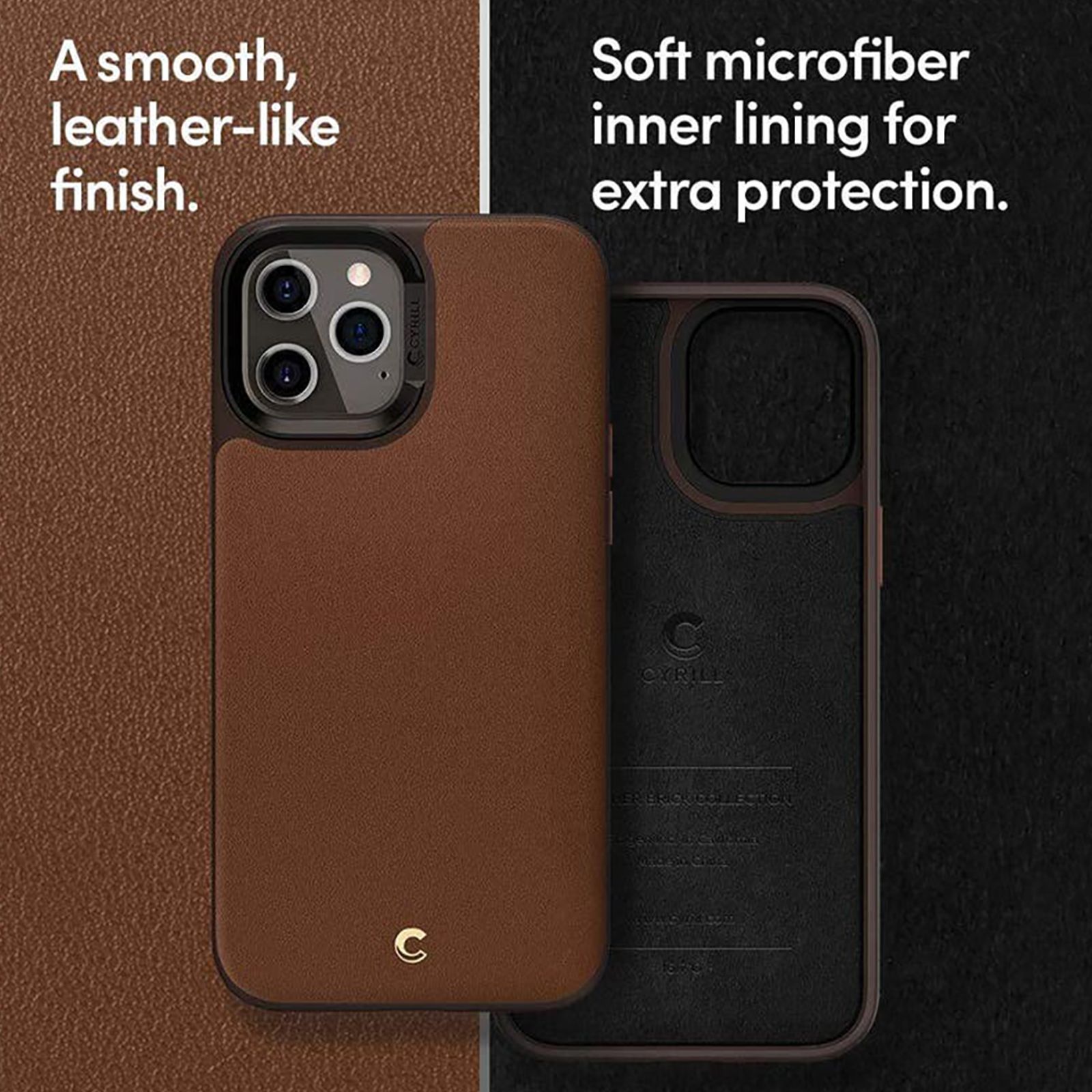 Buy spigen Brick Soft Faux Leather, TPU Polycarbonate Back Cover
