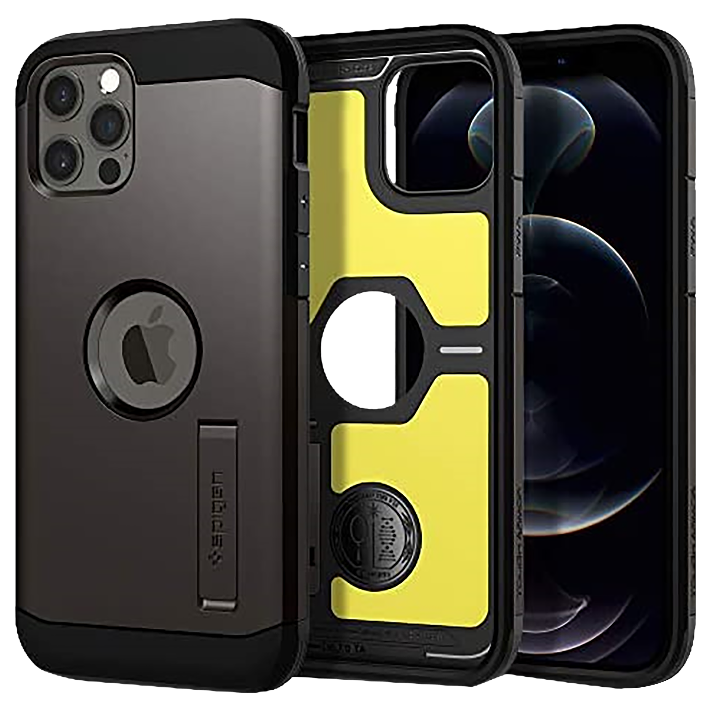 Buy spigen Tough Armor TPU Polycarbonate Back Case with Stand