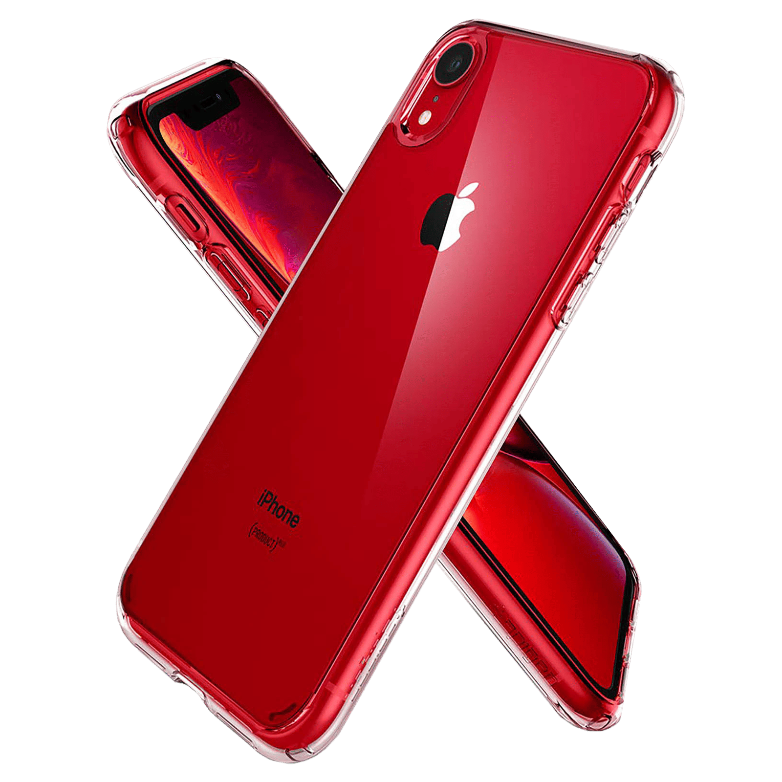 spigen Ultra Hybrid TPU Polycarbonate Back Cover for Apple iPhone XR (Air  Cushion Technology, Crystal Clear) - Main Image