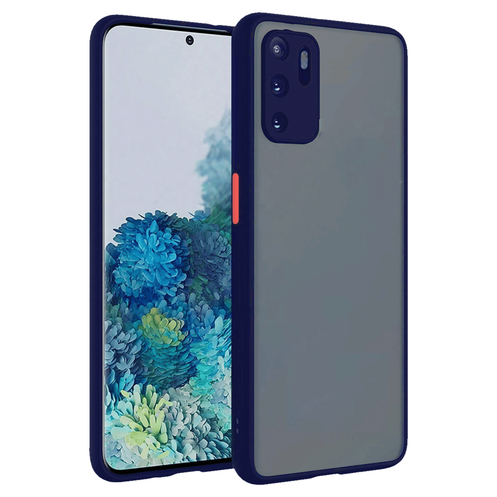 Arrow Duplex Acrylic & TPU Back Cover for OPPO Reno 6 Pro (Scratch Resistant, Blue)