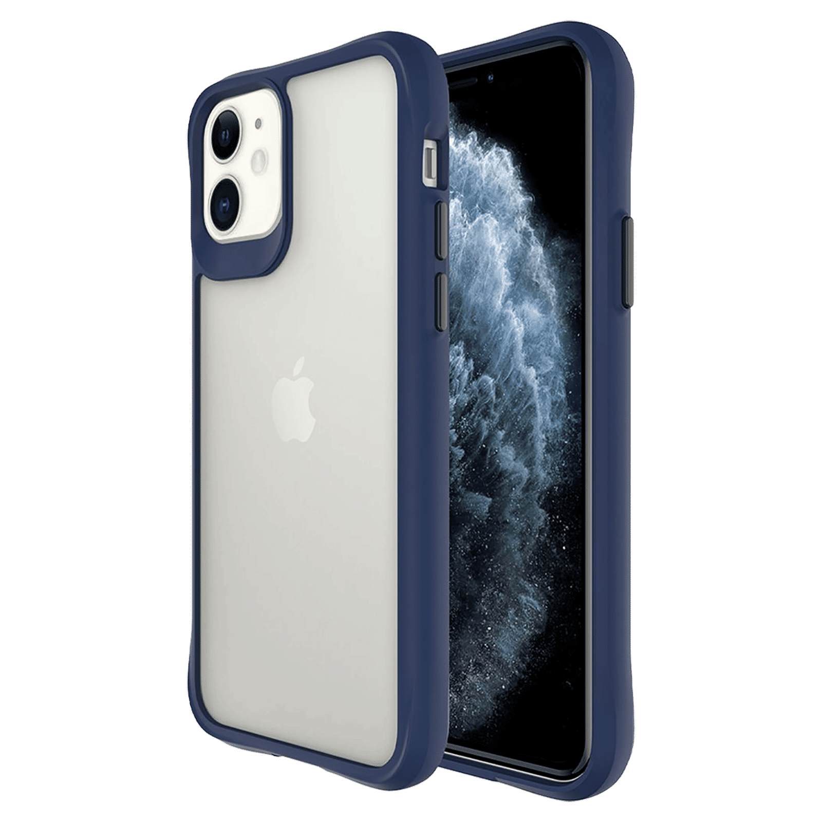 stuffcool Aktion TPU Back Cover for Apple iPhone 13 Pro (Shock Pocket Technology, Blue)