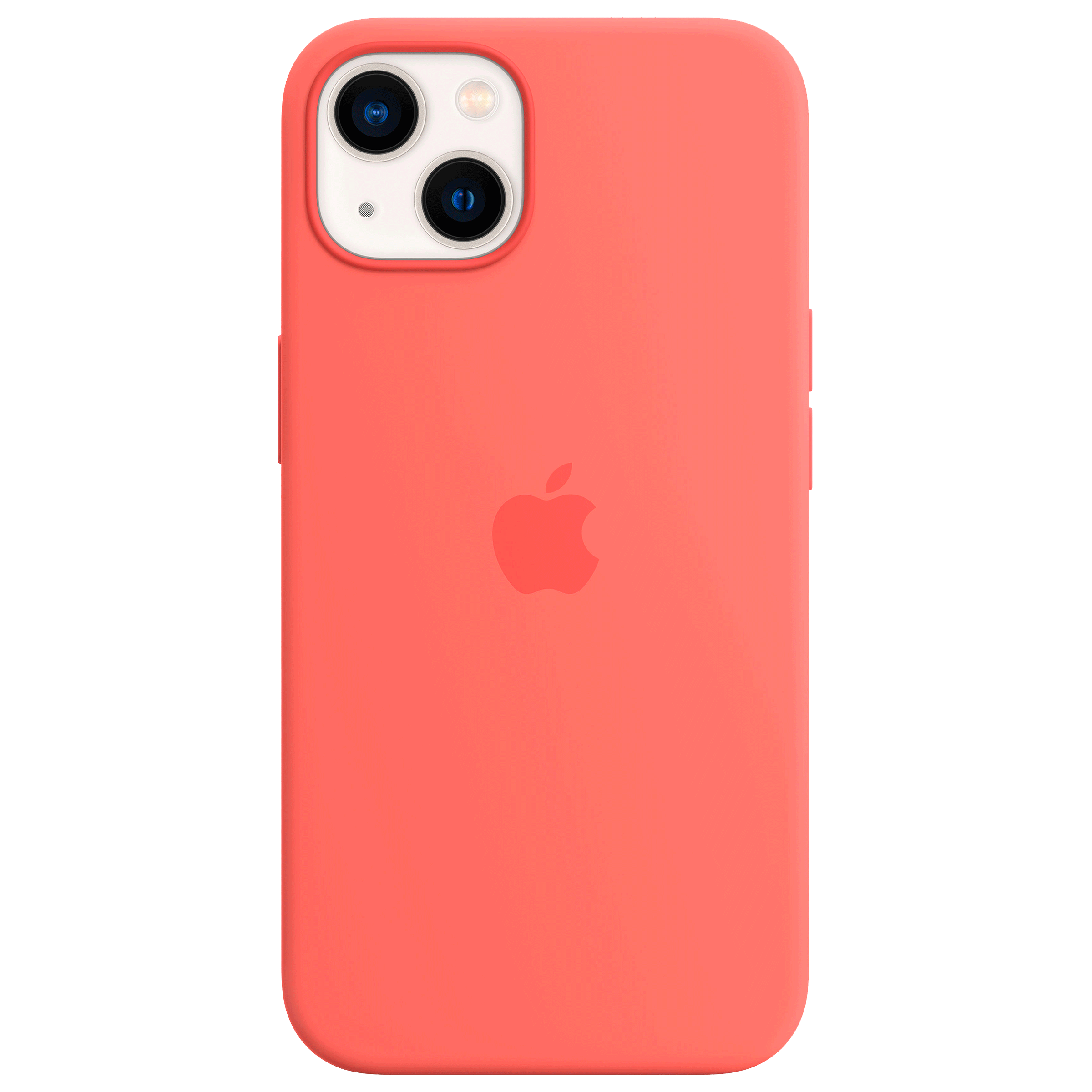 Apple Soft Silicone Back Cover for Apple iPhone 13 mini (Supports Wireless  Charging, Pink Pomelo)