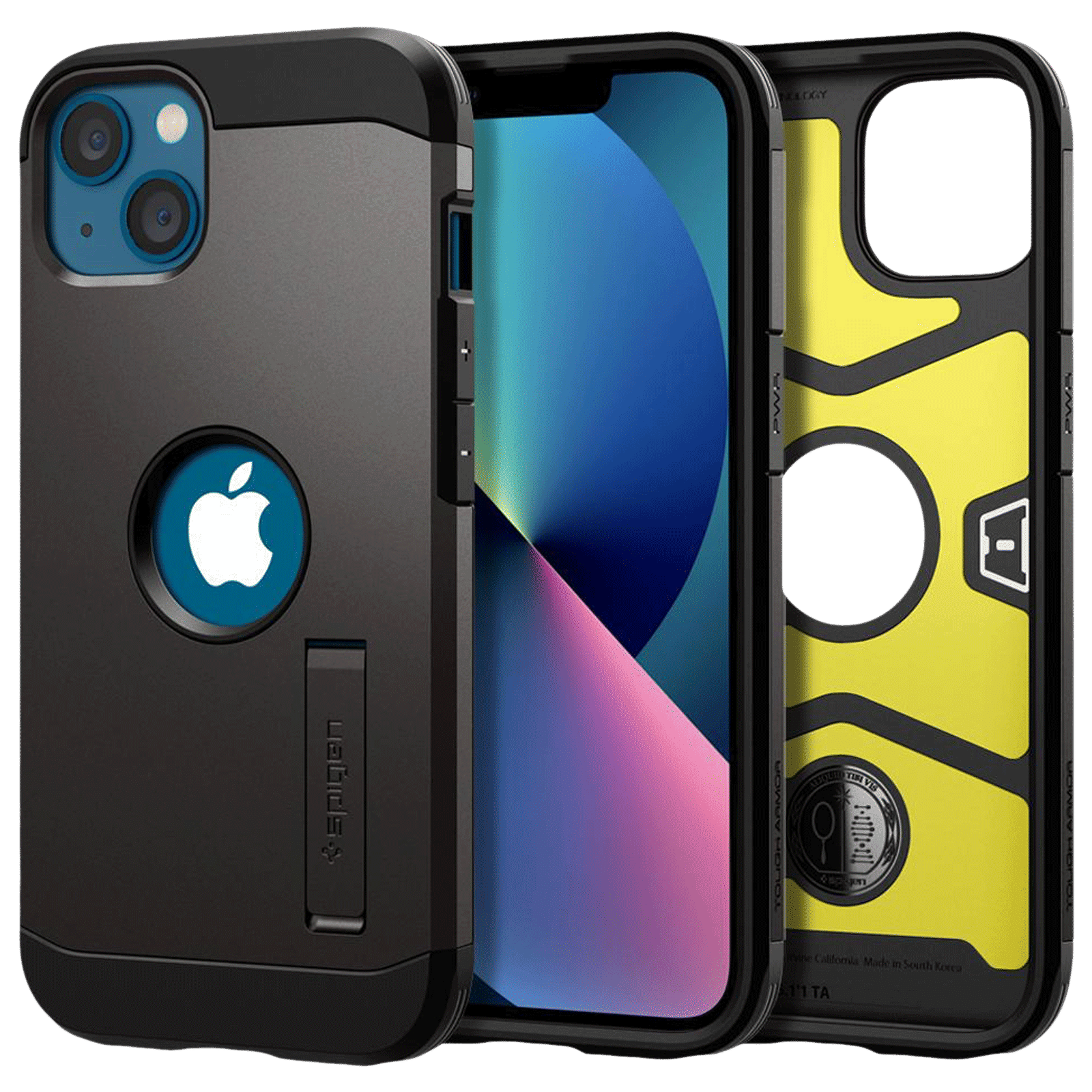 Buy spigen Tough Armor TPU Polycarbonate Back Case with Stand