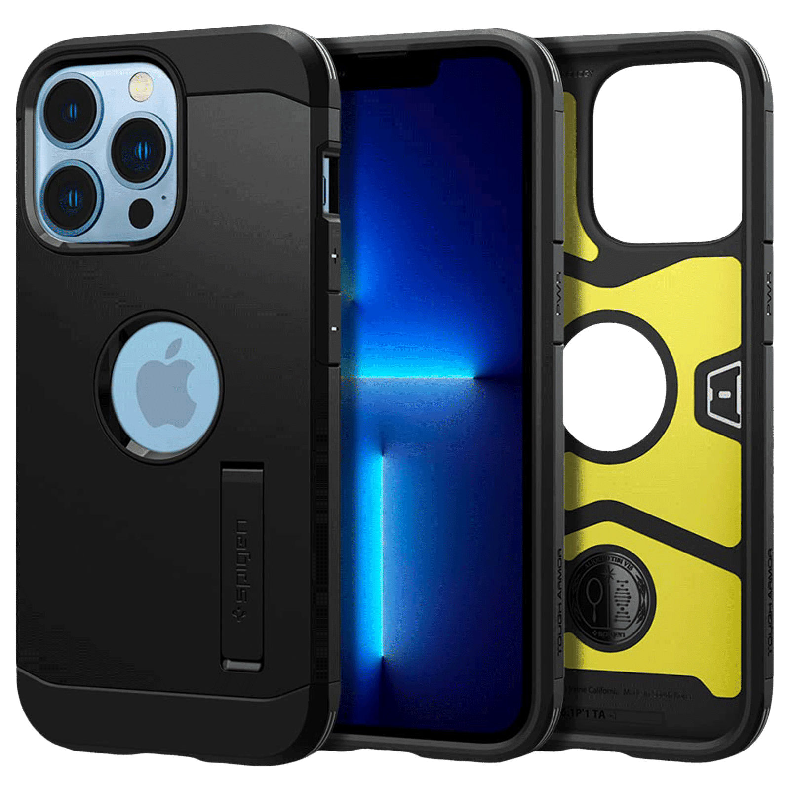 Buy spigen Tough Armor TPU Polycarbonate Back Case with Stand