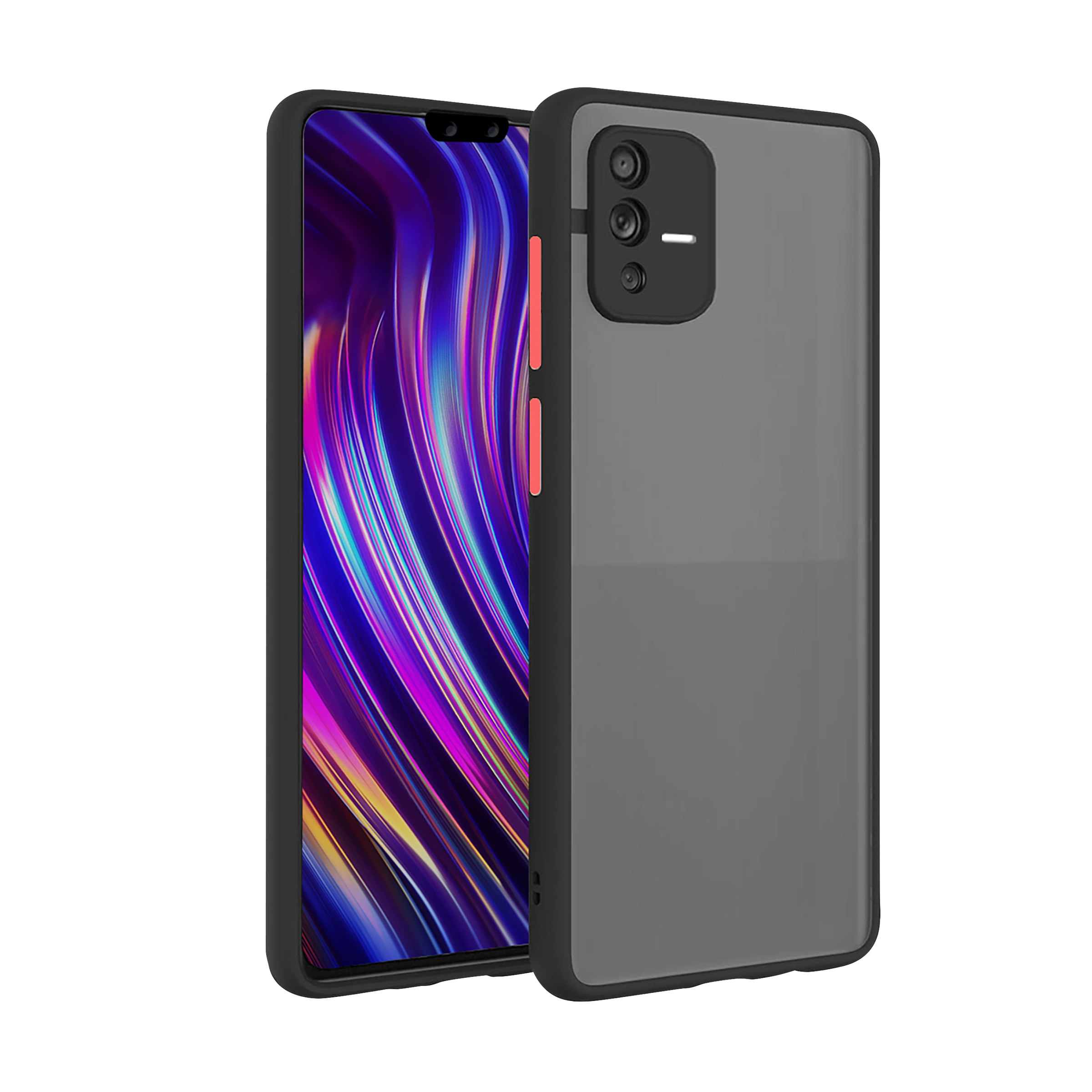Arrow Duplex Back Cover for vivo V23 Pro (Anti Scratch Design, Black)