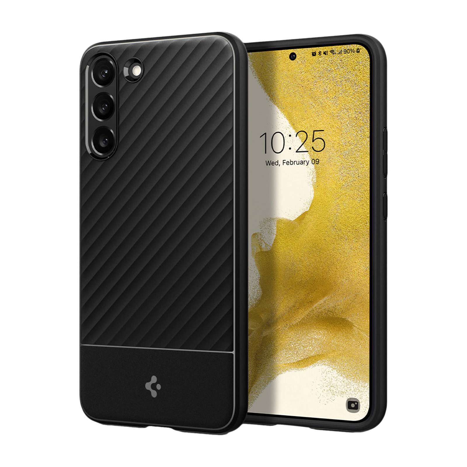 Spigen Core Armor TPU Back Cover for SAMSUNG Galaxy S22+ 5G (Mil-Grade Shock Absorbent Layer, Matte Black)