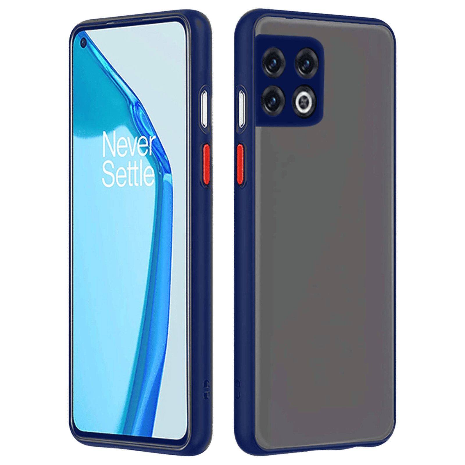 Arrow Duplex Polycarbonate Back Cover for OnePlus 10 Pro (Anti Scratch Design, Blue)-picture-16