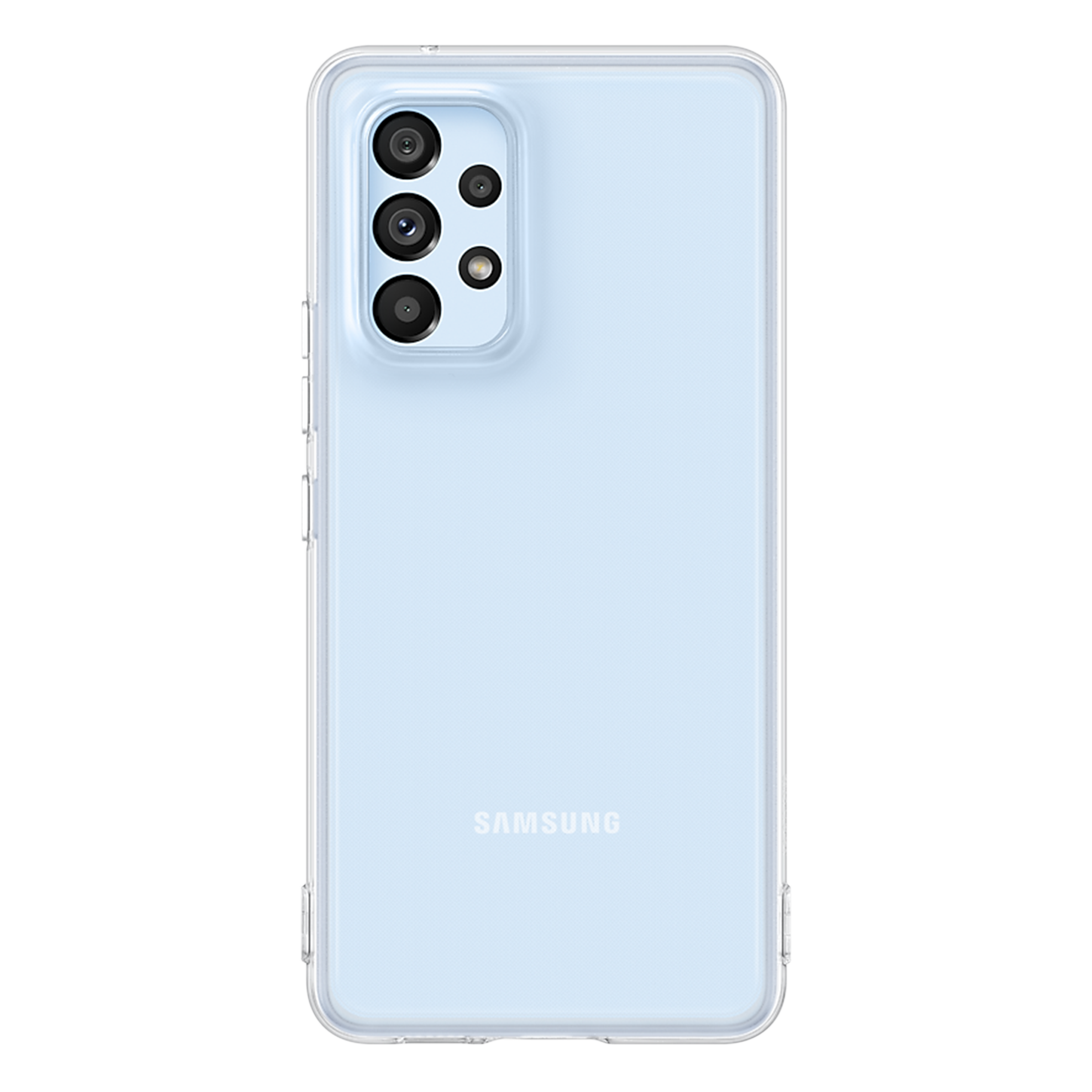 SAMSUNG Soft TPU Back Cover for SAMSUNG Galaxy A53 5G (Protects from Shock & Scratch, Transparent)-picture-5