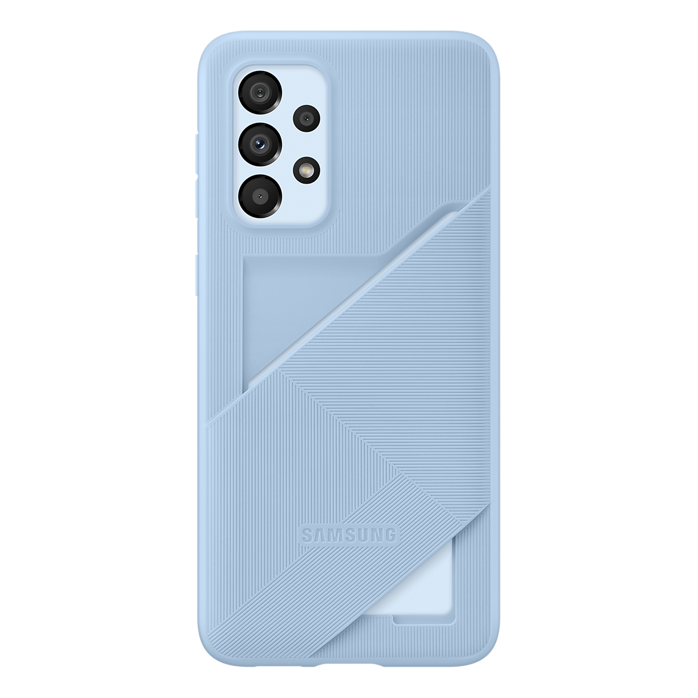SAMSUNG TPU Back Cover for SAMSUNG Galaxy A33 5G (Sleek Card Pocket, Arctic Blue)